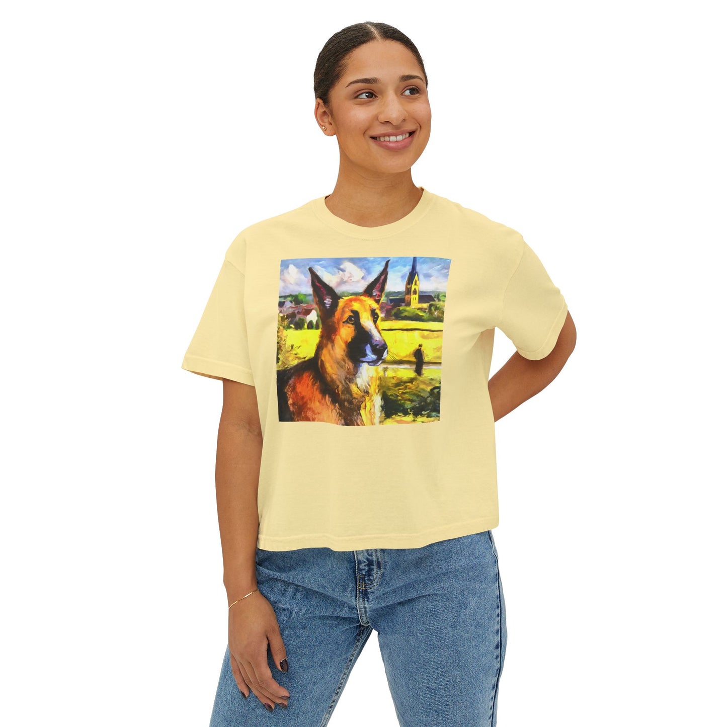Belgian Laekenois Women's Oversized Boxy Tee – Stylish Comfort for Every Occasion