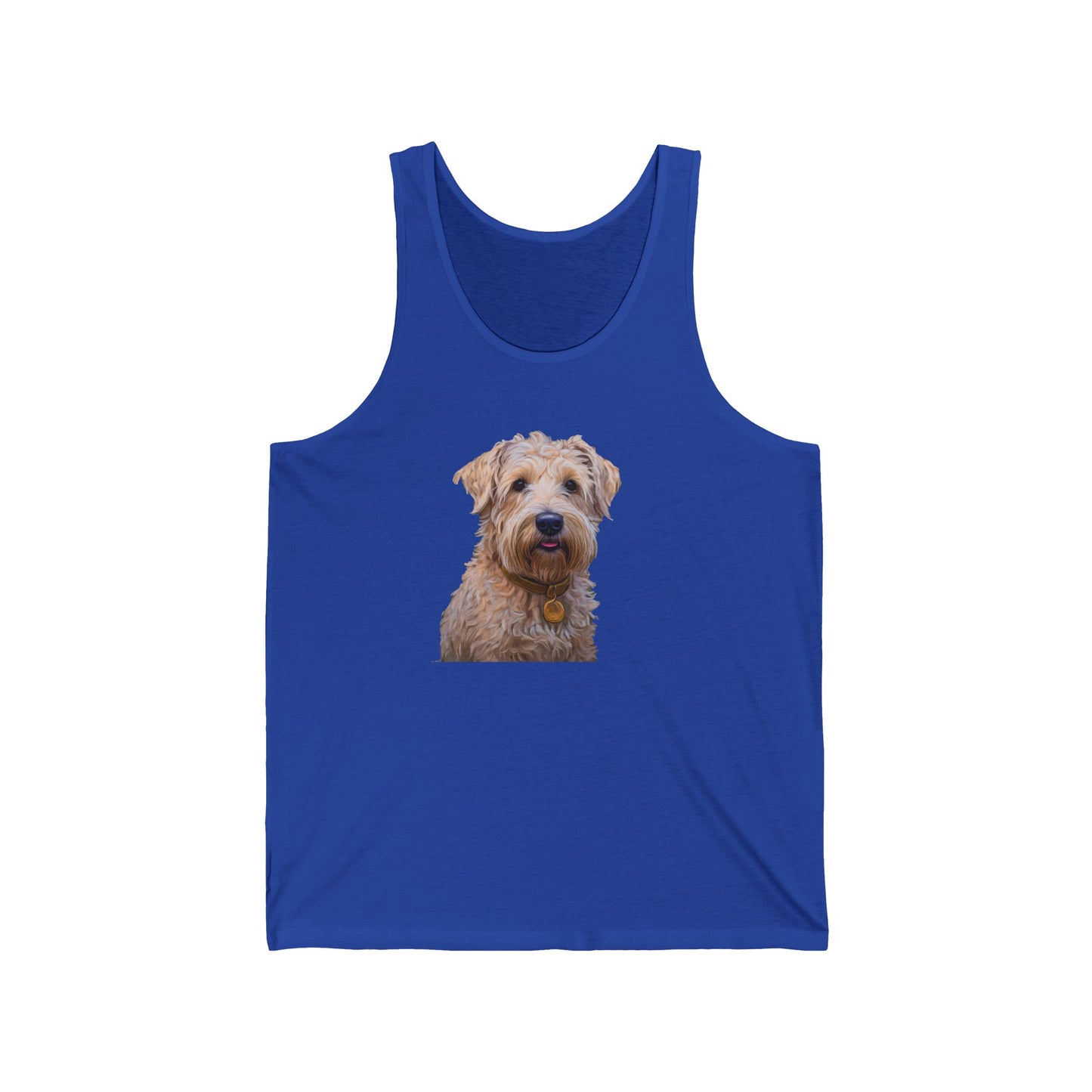 Soft Coated Wheaten Terrier Unisex Jersey Tank
