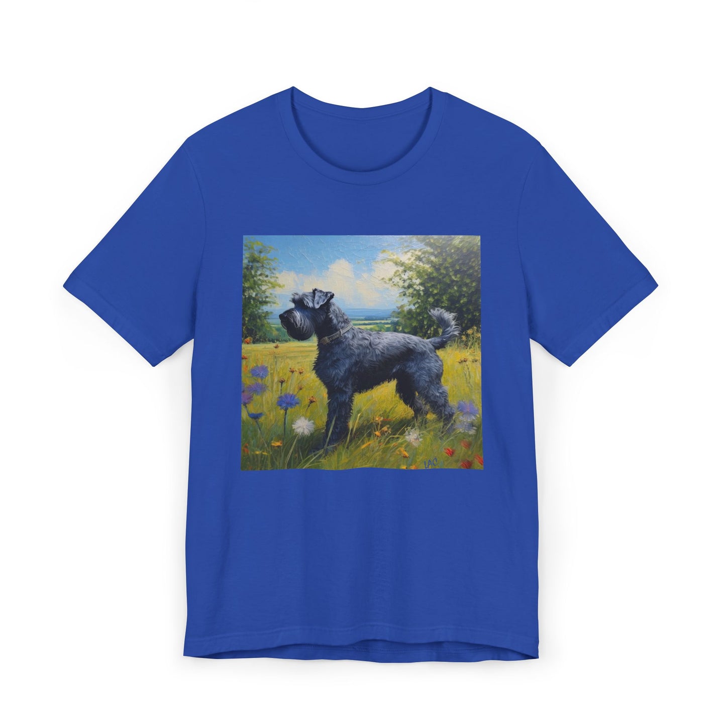 Kerry Blue Terrier Unisex Lightweight Jersey T-Shirt