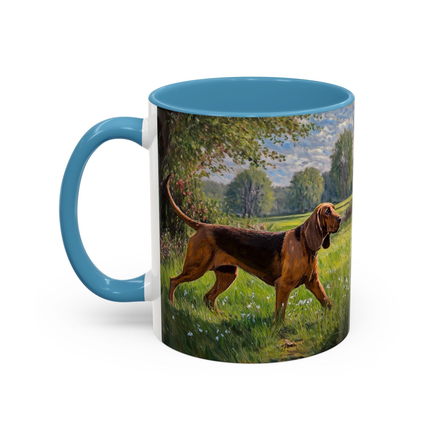 Bloodhound Ceramic Accent Coffee Mug