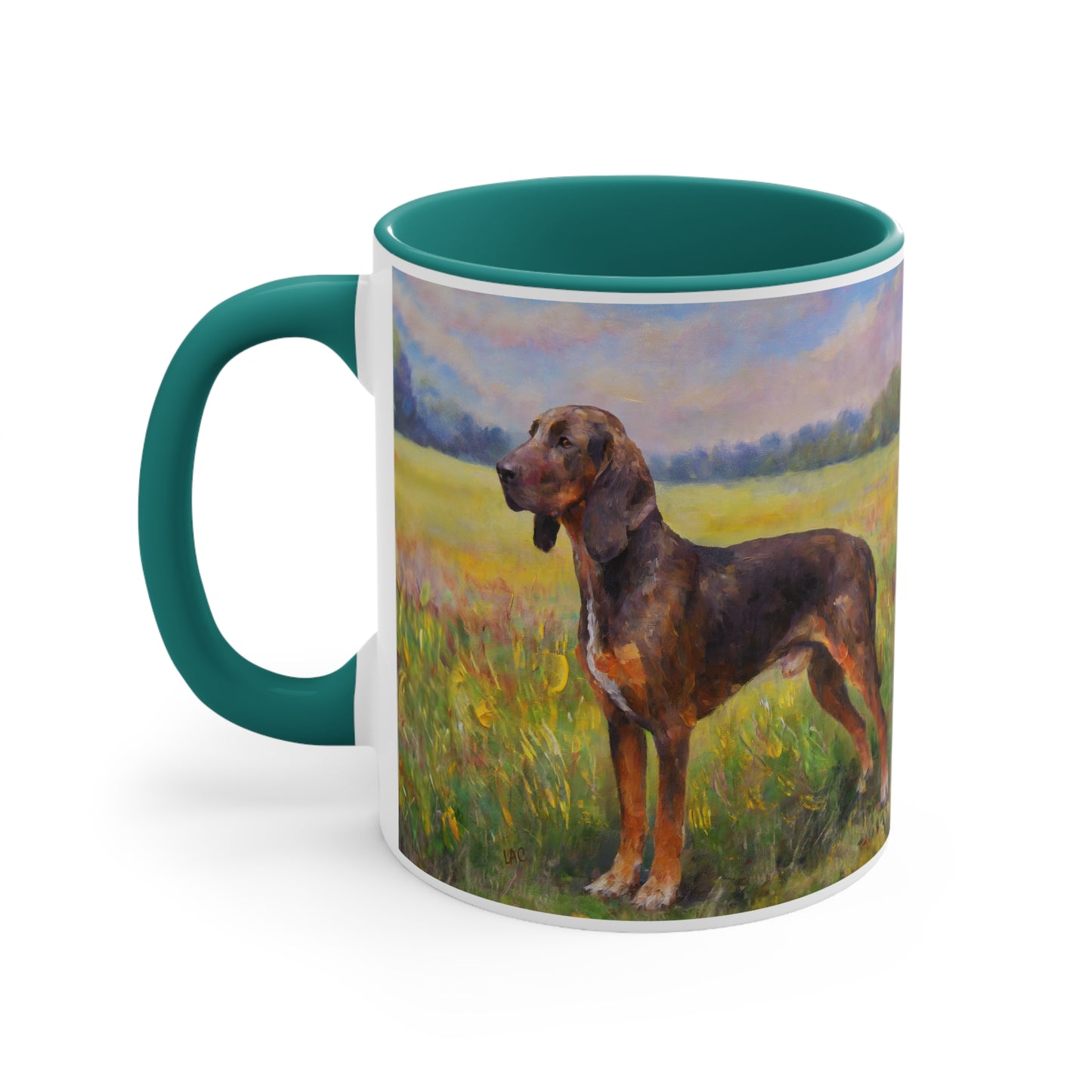 Plott Hound 11oz Ceramic Accent Mug
