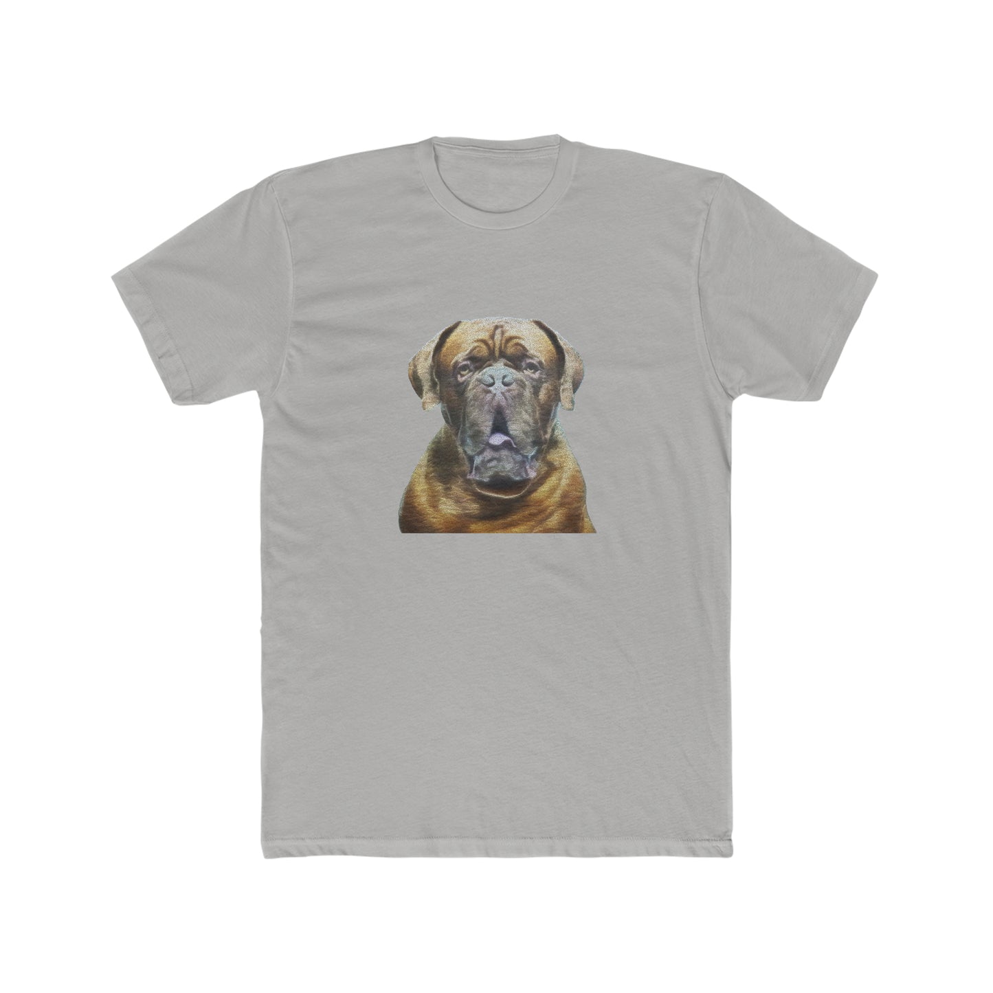 Dogue de Bordeaux Fine Art Men's Fitted Cotton Crew Tee