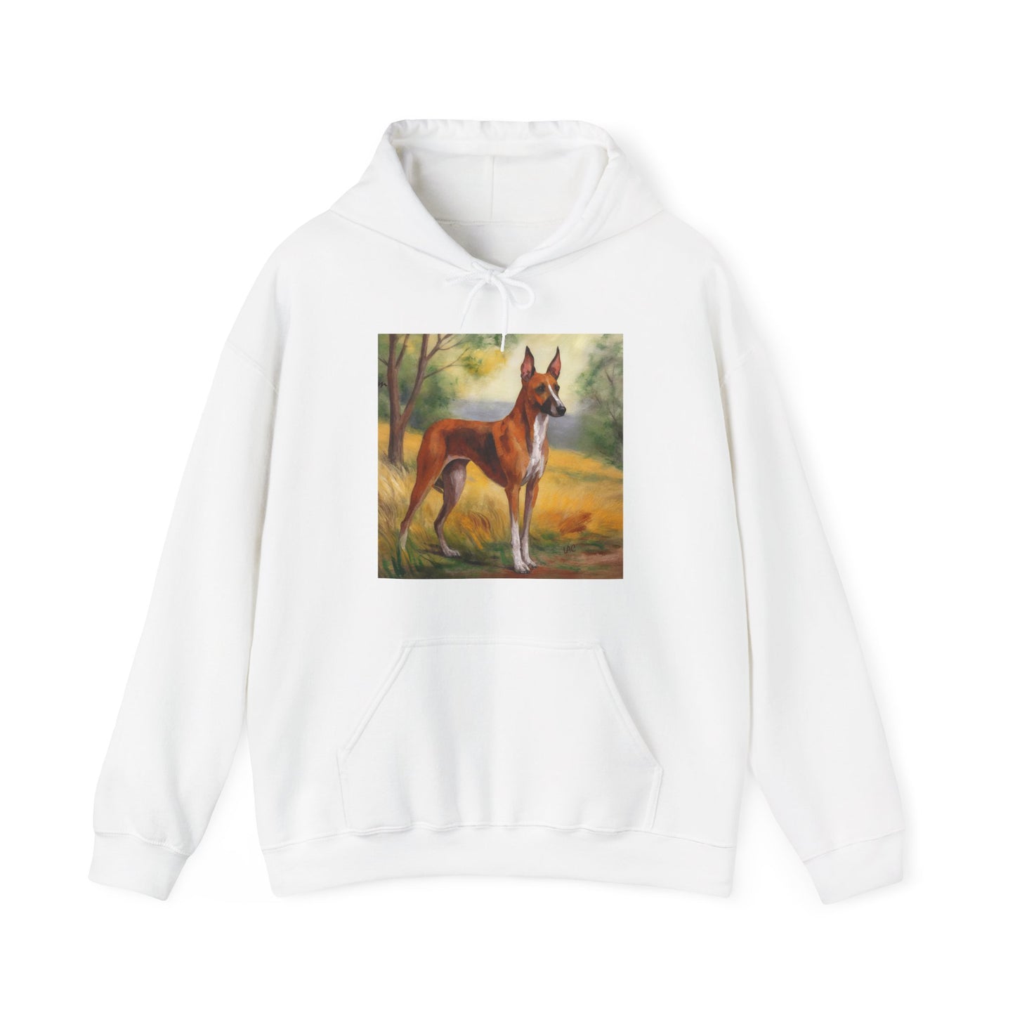 Azawakh 'Tuareg Sloughi' Unisex 50/50 Hooded Sweatshirt