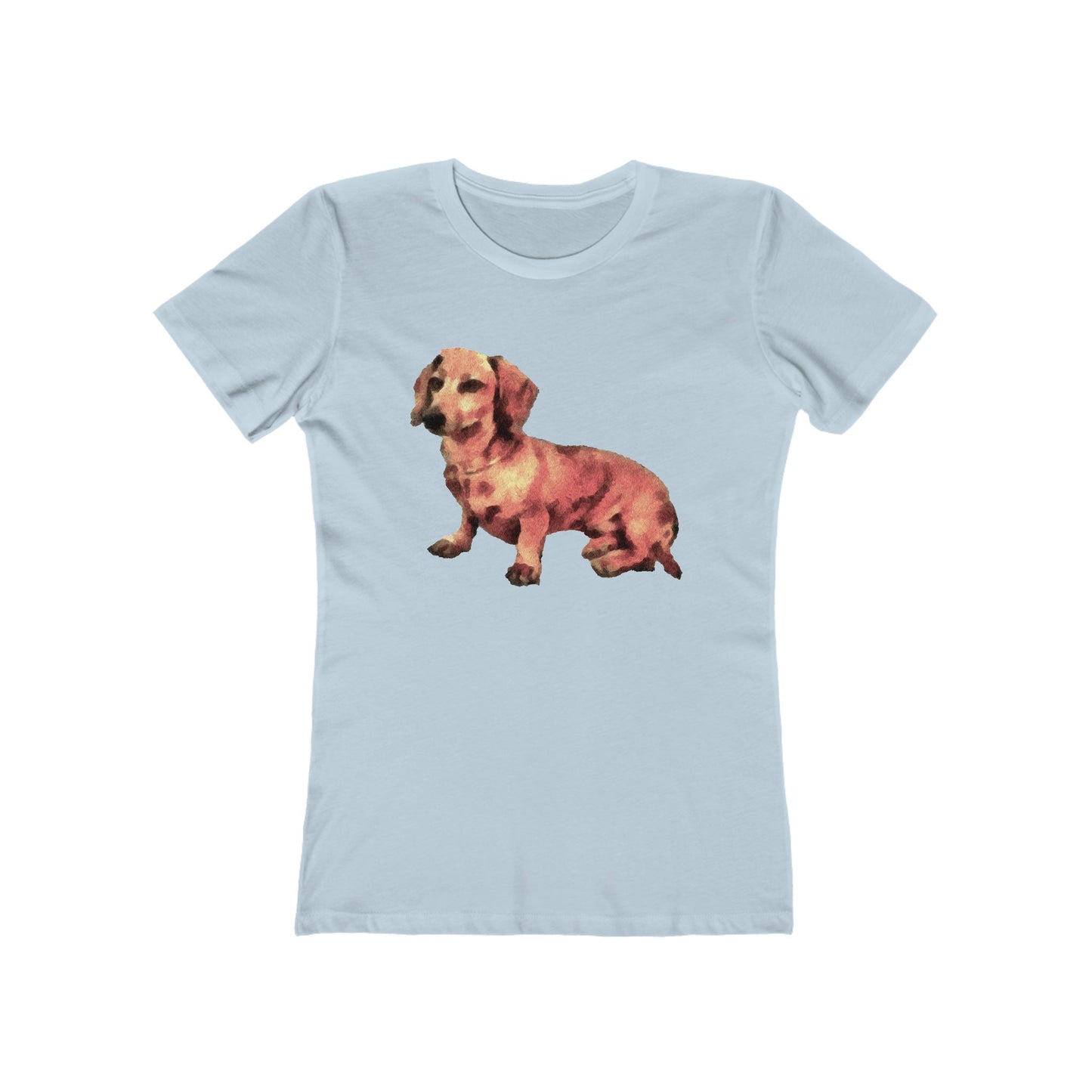 Dachshund 'Simone' - Women's Slim Fit Ringspun Cotton T-Shirt