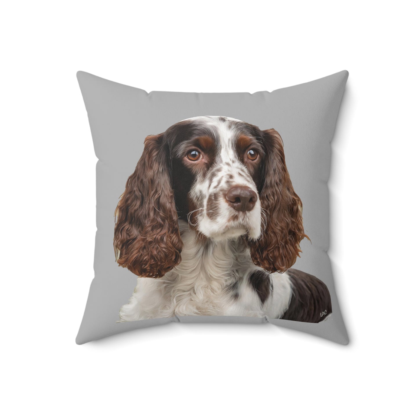 French Spaniel Spun Polyester Throw Pillow