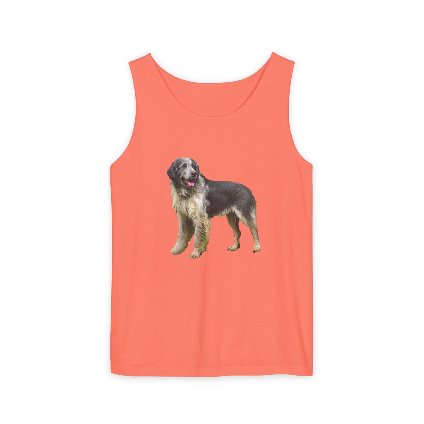Romanian Carpathian Shepherd Unisex Relaxed Fit Garment-Dyed Tank Top