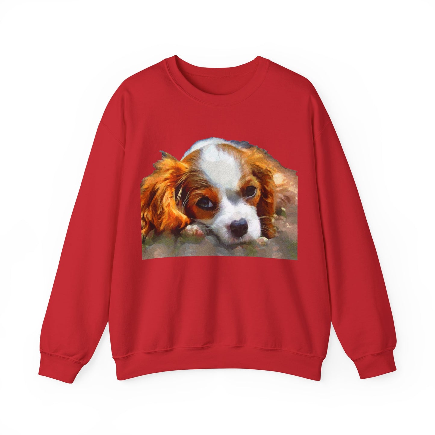 Cavalier King Charles Spaniel Puppy Crewneck Sweatshirt