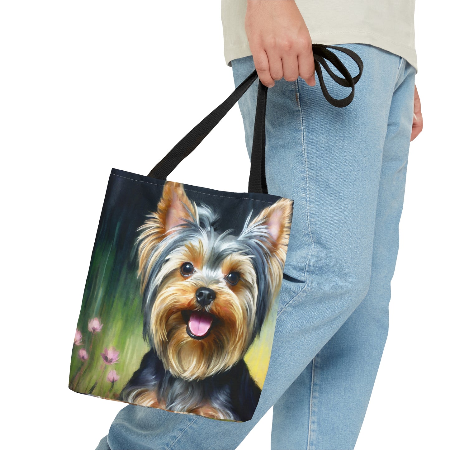 Yorkie #3 Tote Bag - Petite Yet Powerful