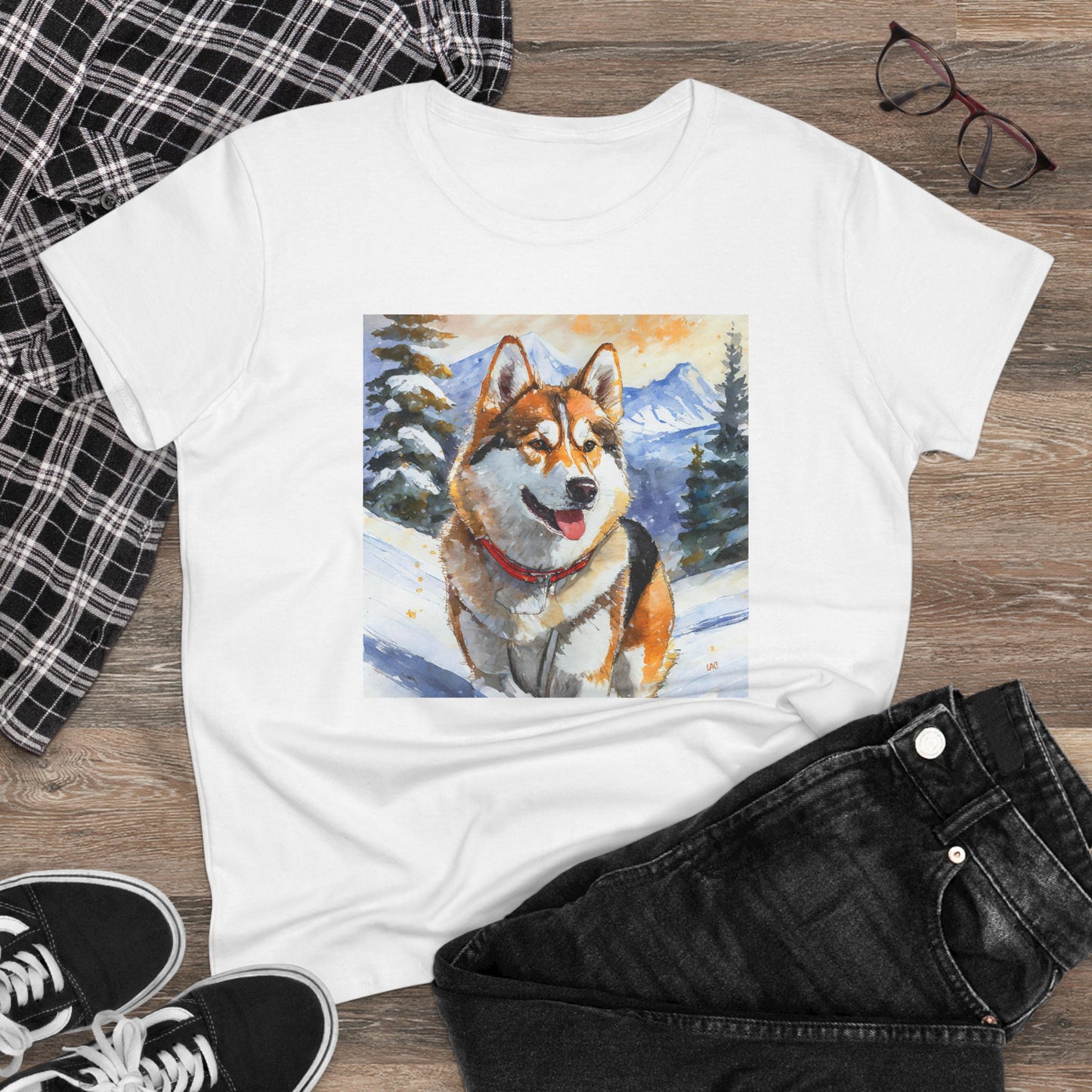 Chinook 'Sled Dog' Women's Midweight Cotton Tee