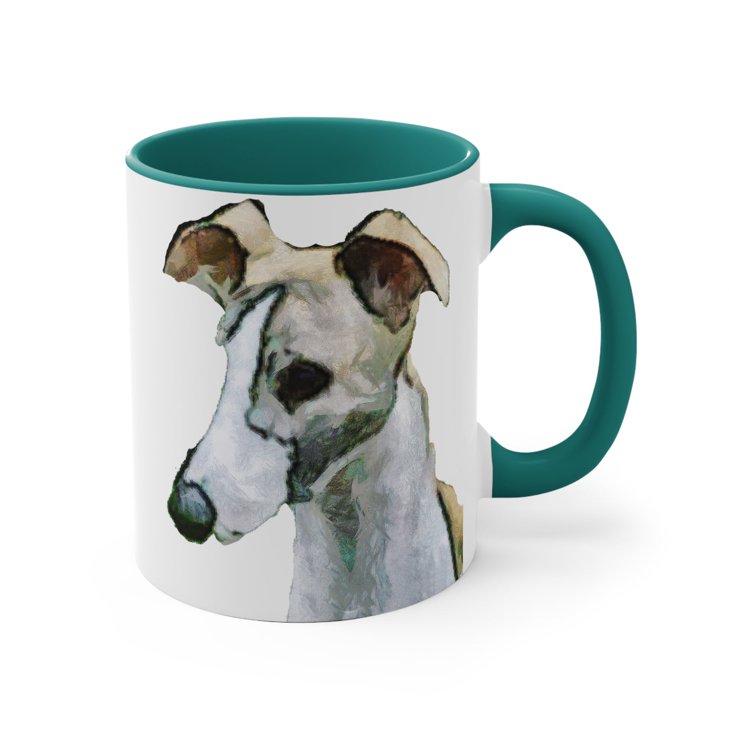 Whippet Accent Coffee Mug, 11oz