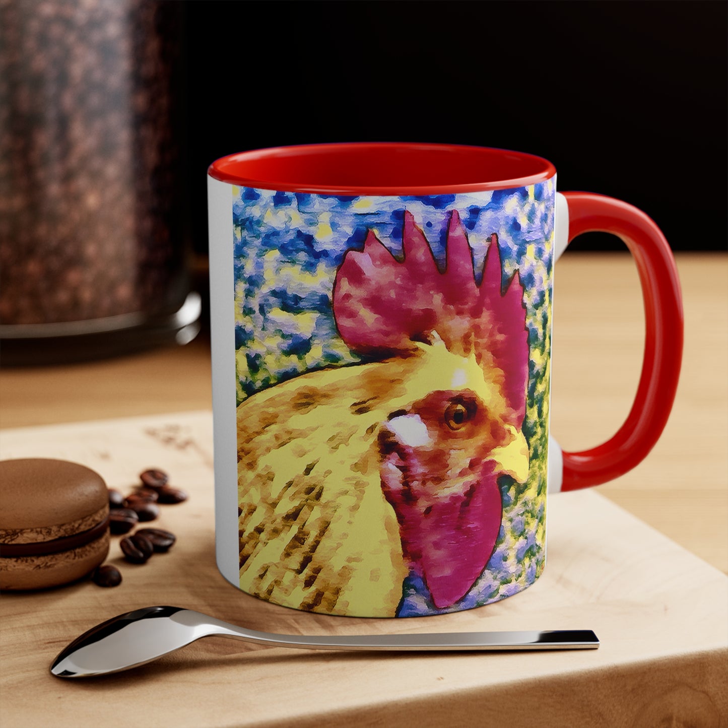 Rooster 'Spencer' Accent Coffee Mug, 11oz
