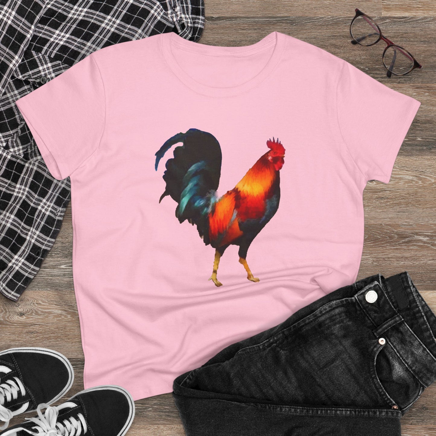 Rooster 'Silas' Women's Midweight Cotton Tee