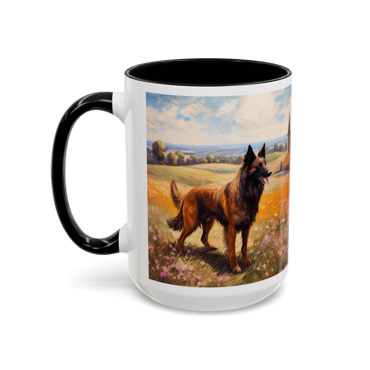 Belgian Tervuren - Artisan Ceramic Accent Coffee Mug
