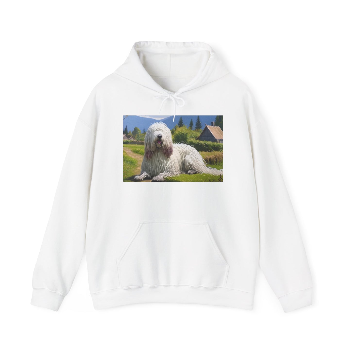 Hungarian Komondor 50/50 Hooded Sweatshirt