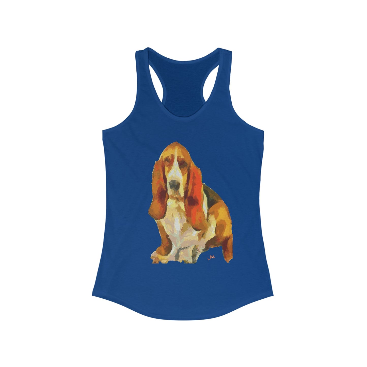 Basset Hound 'Lautrec' Women's Racerback Tank
