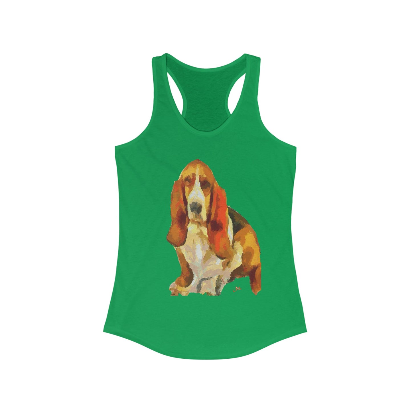 Basset Hound 'Lautrec' Women's Racerback Tank