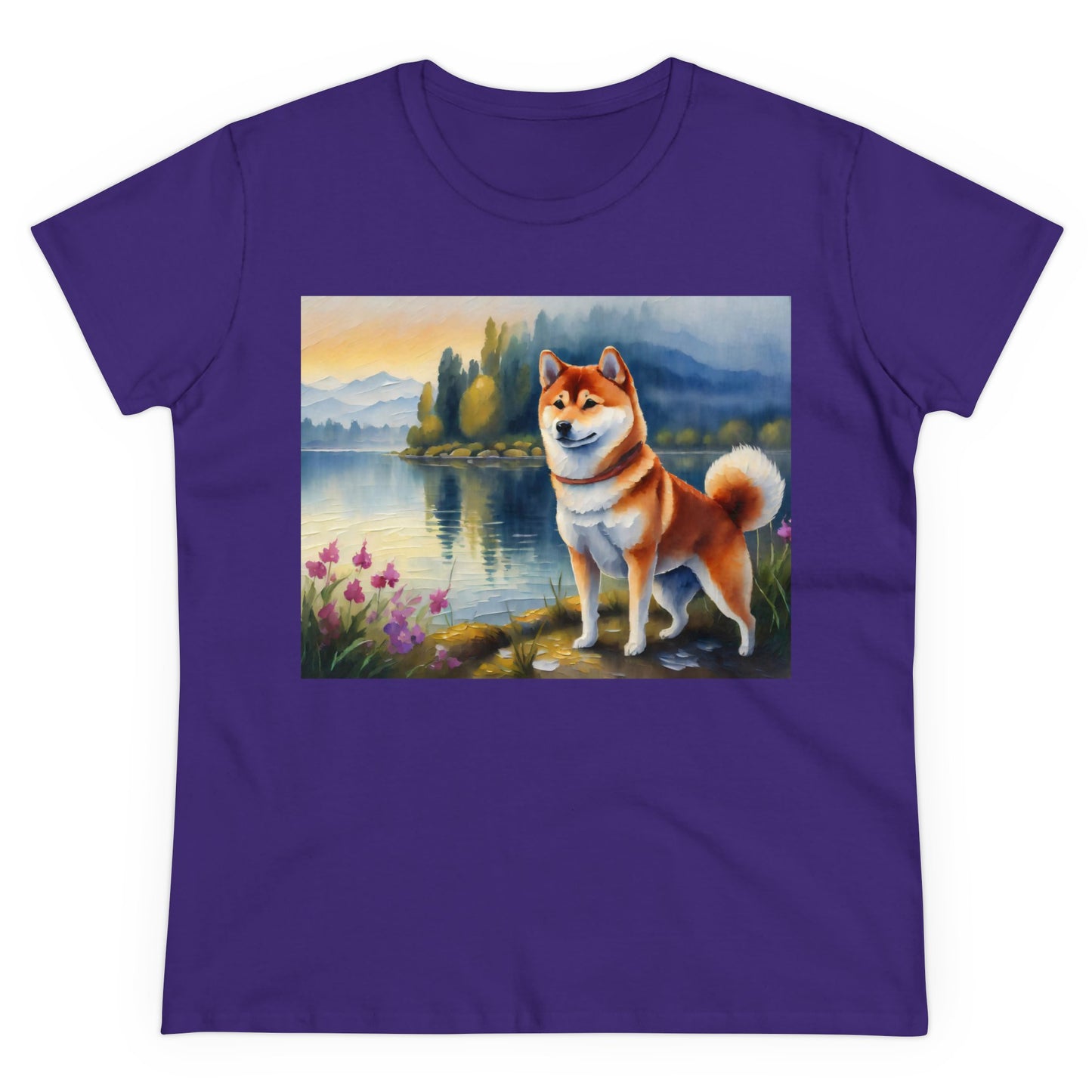 Shiba Inu Women's Midweight Cotton Tee