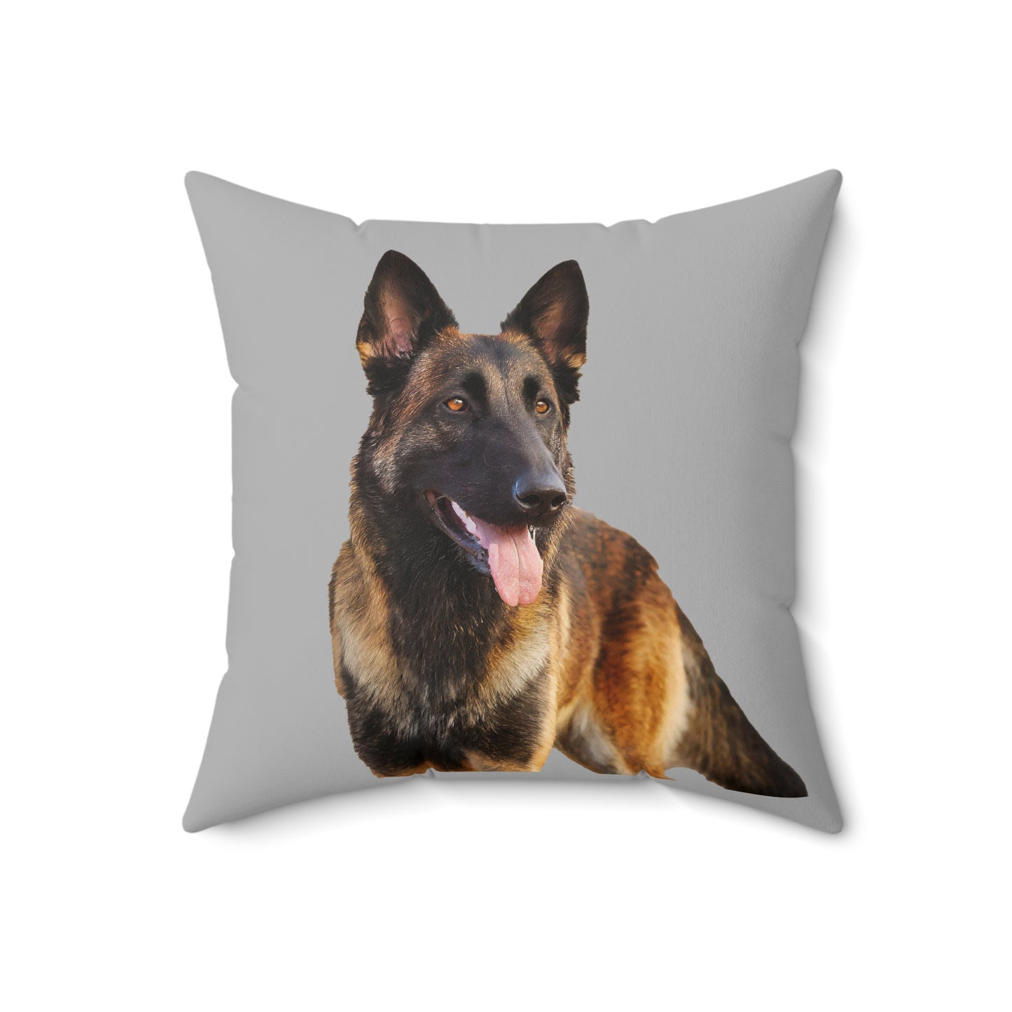 Delightful Dutch Shepherd Spun Polyester Square Pillow