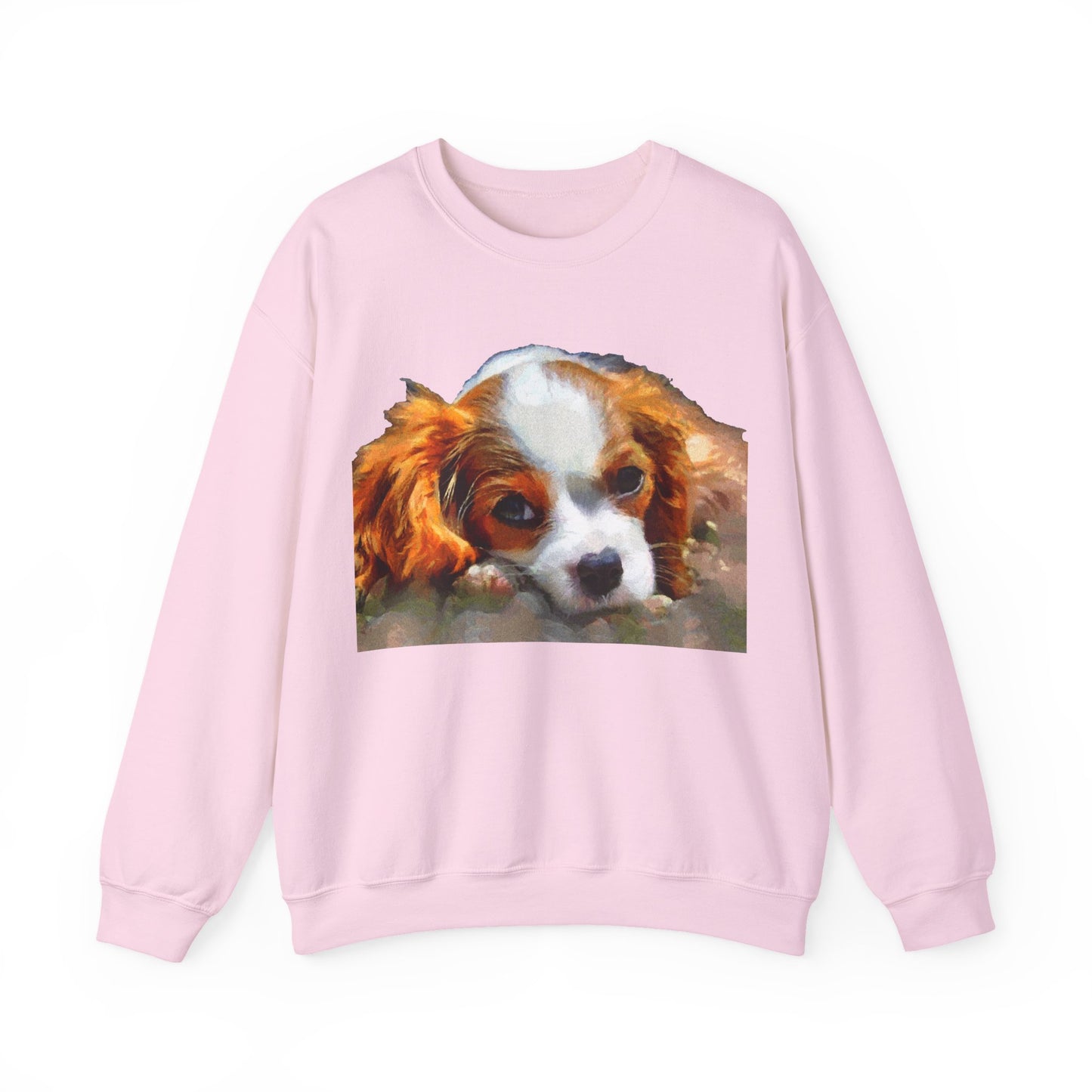 Cavalier King Charles Spaniel Puppy Crewneck Sweatshirt