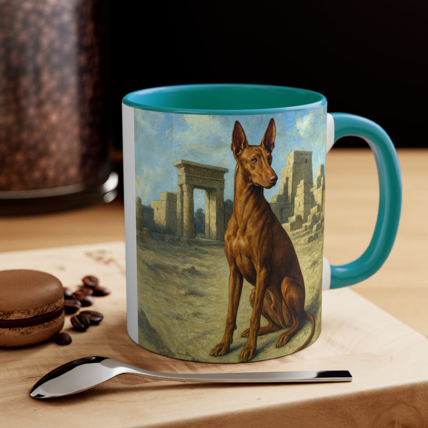 Egyptian Pharoh Hound Accent Coffee Mug, 11oz