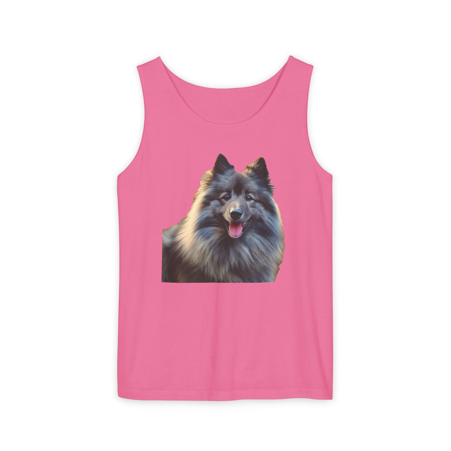 Keeshond Unisex Relaxed Fit Garment-Dyed Tank Top