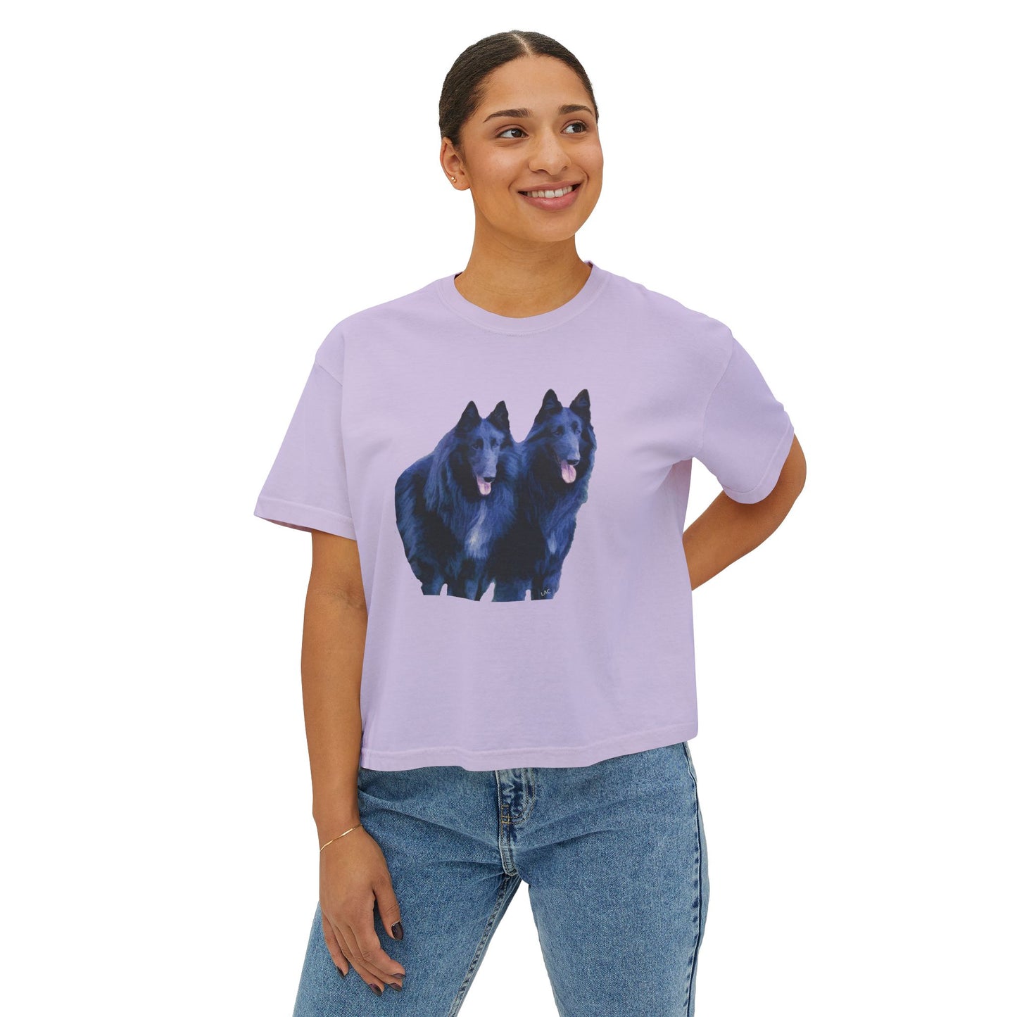 Belgian Shepherd Women's Oversized Boxy Tee