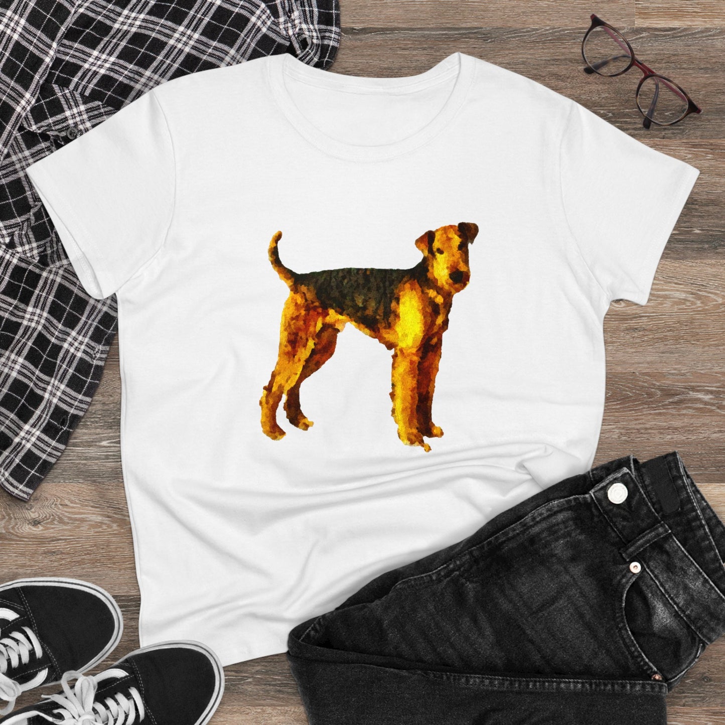 Airedale 'Lucy' Women's Midweight Cotton Tee