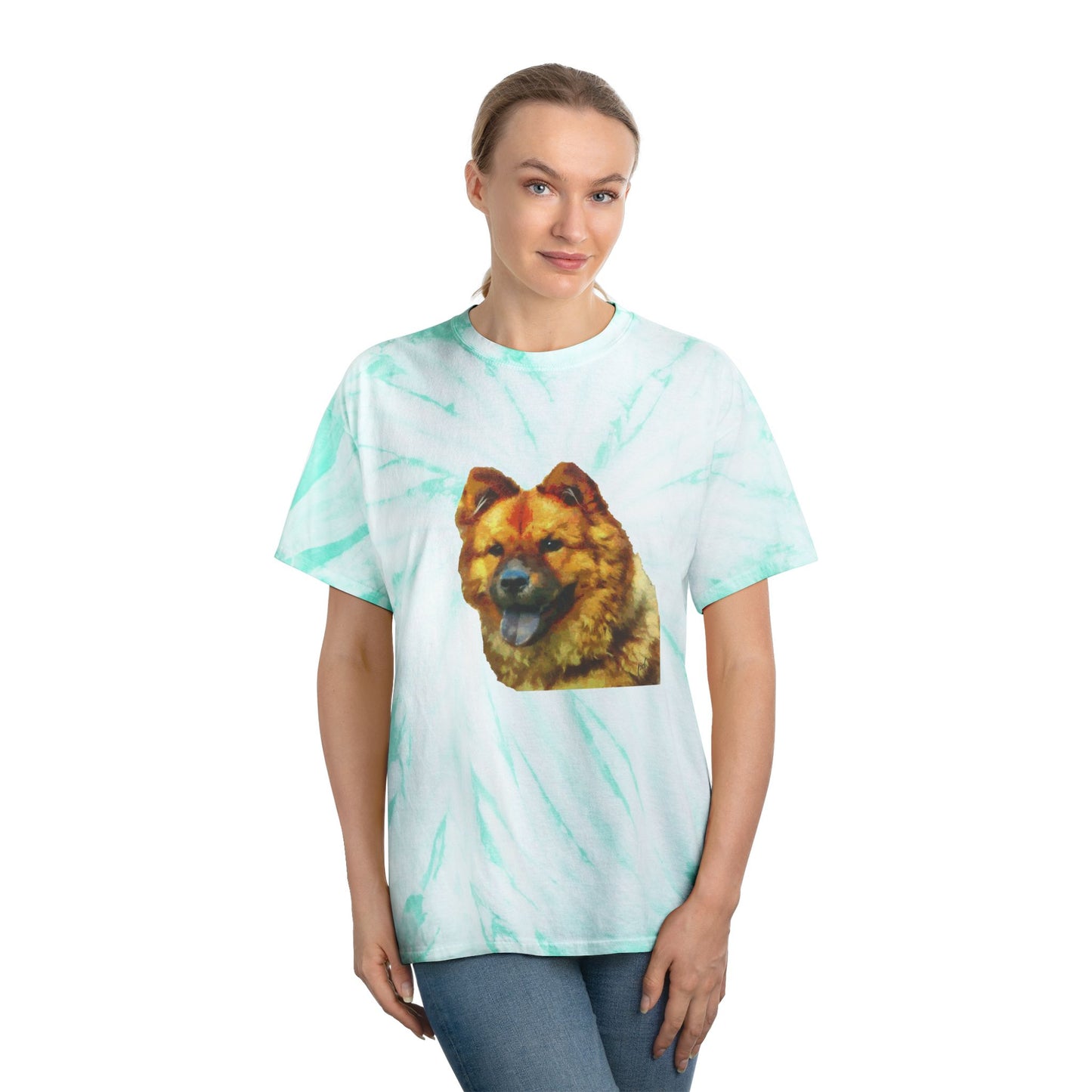 Chow Chow Unisex Tie-Dye Tee, Cyclone