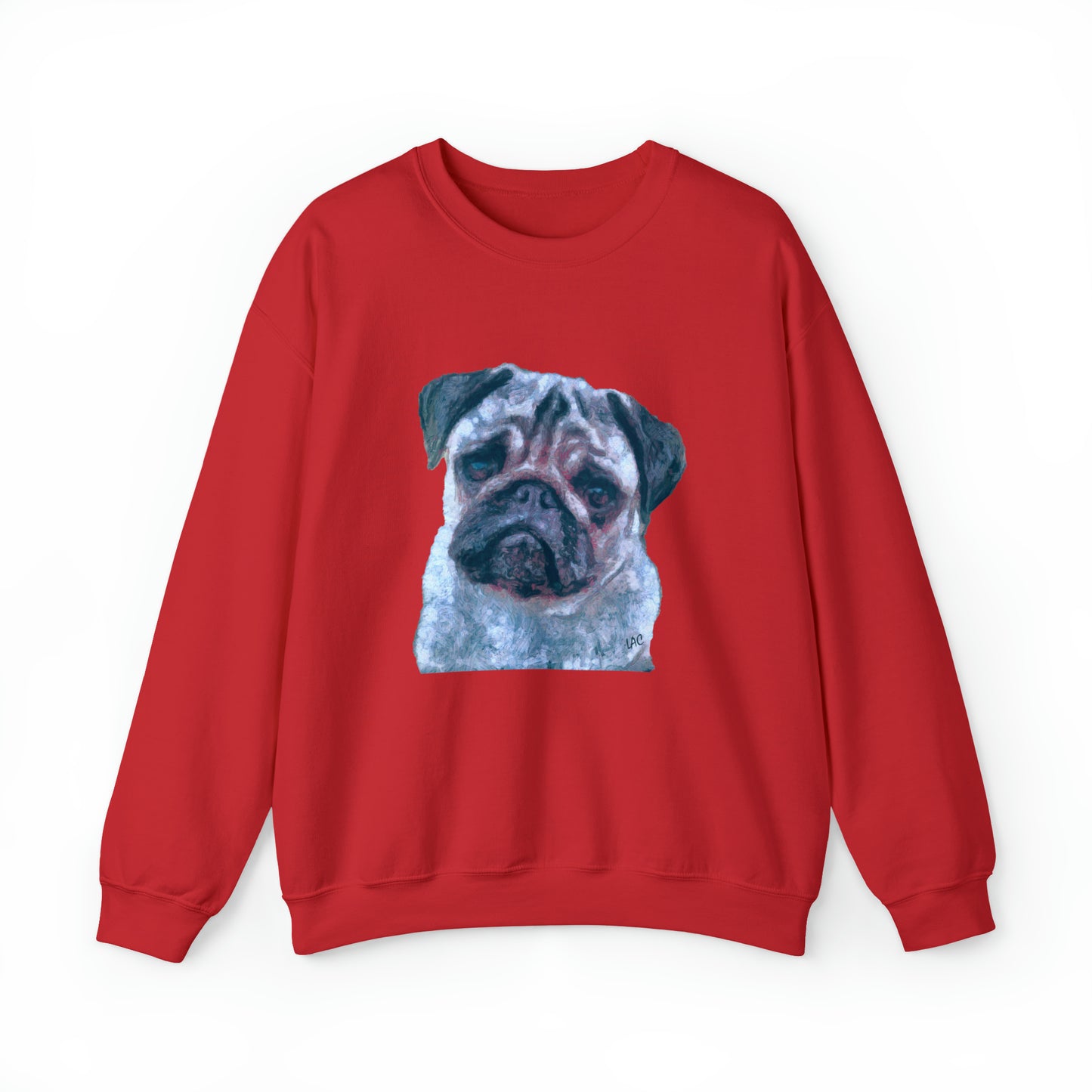 Pug 'Pompey' Unisex 50/50 Crewneck Sweatshirt