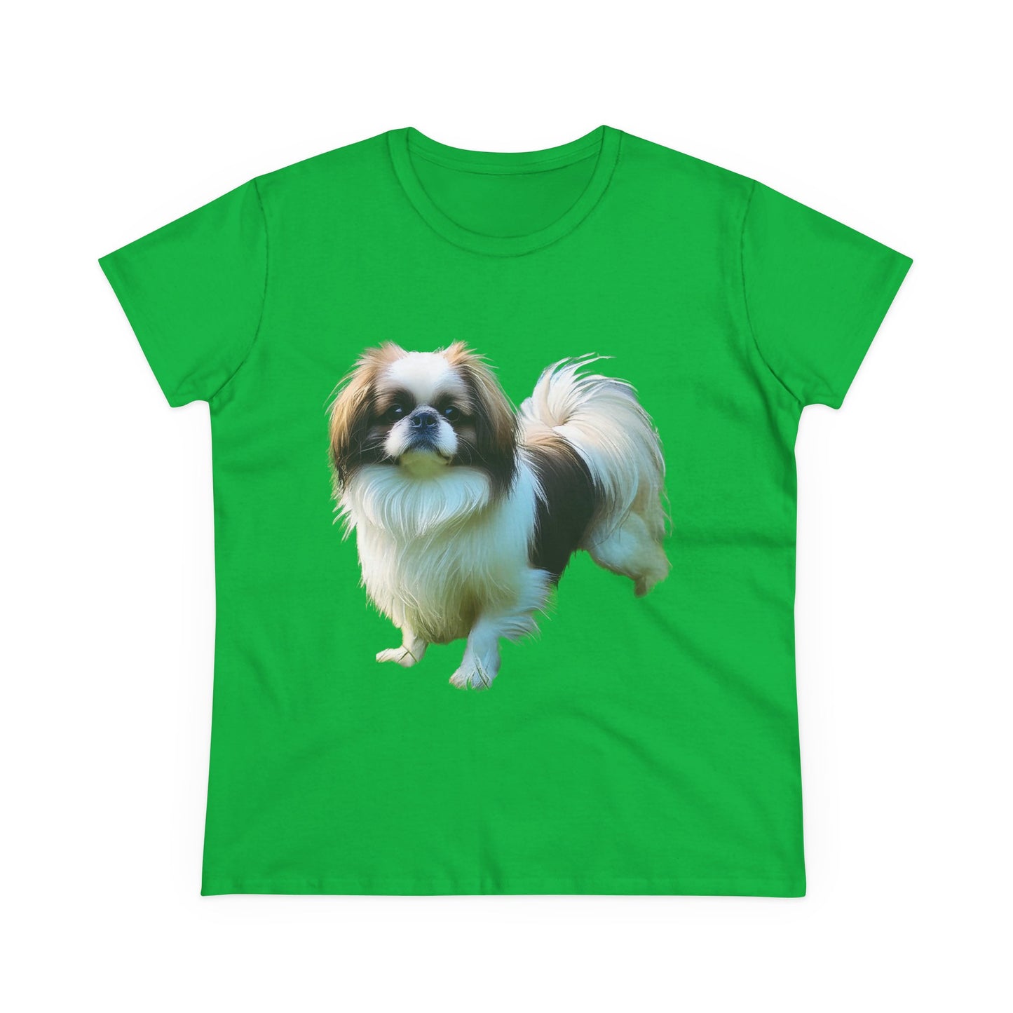 Japanese Chin Women's Midweight Cotton Tee