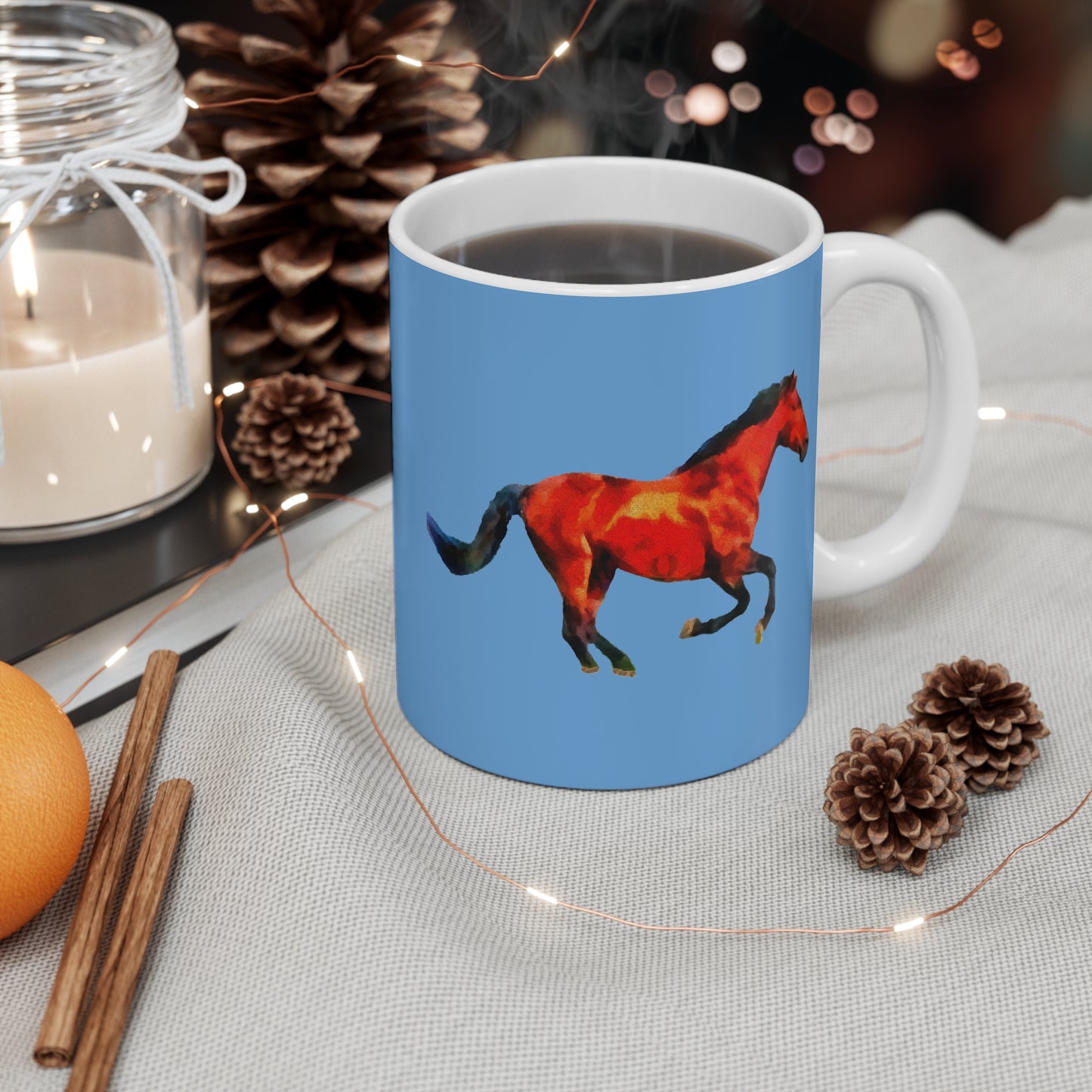 Horse 'Old Red' Ceramic Mug 11oz