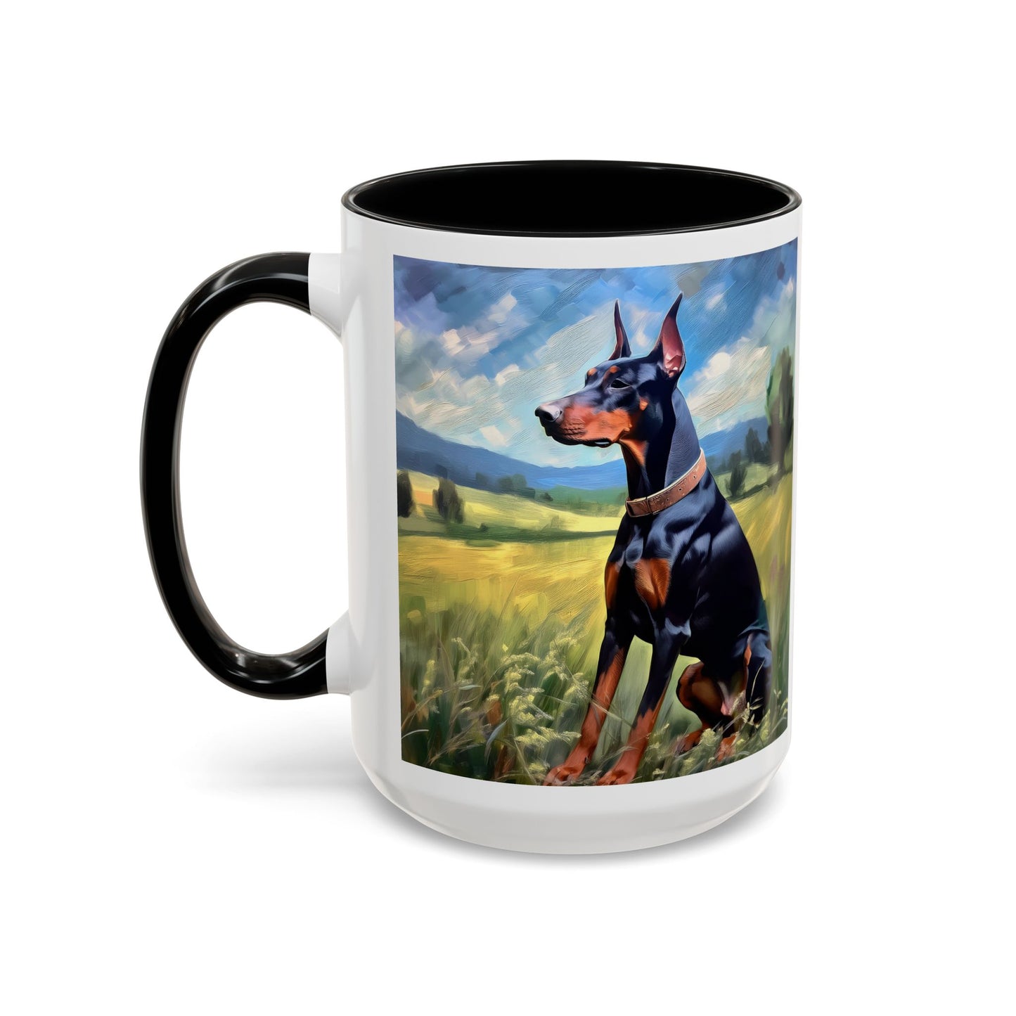 Doberman Pinscher Accent Coffee Mug