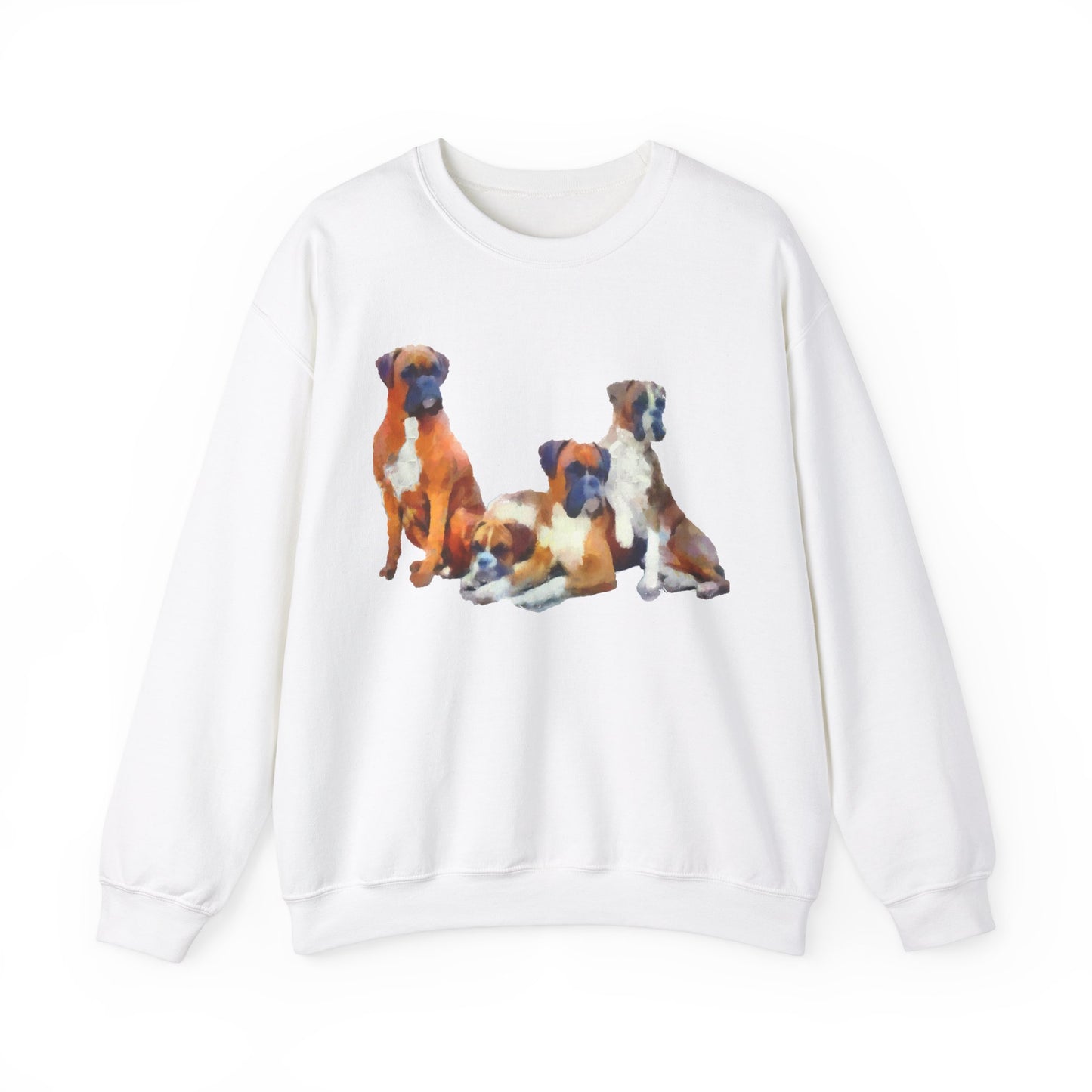Boxer Quartet Unisex 50/50 Crewneck Sweatshirt