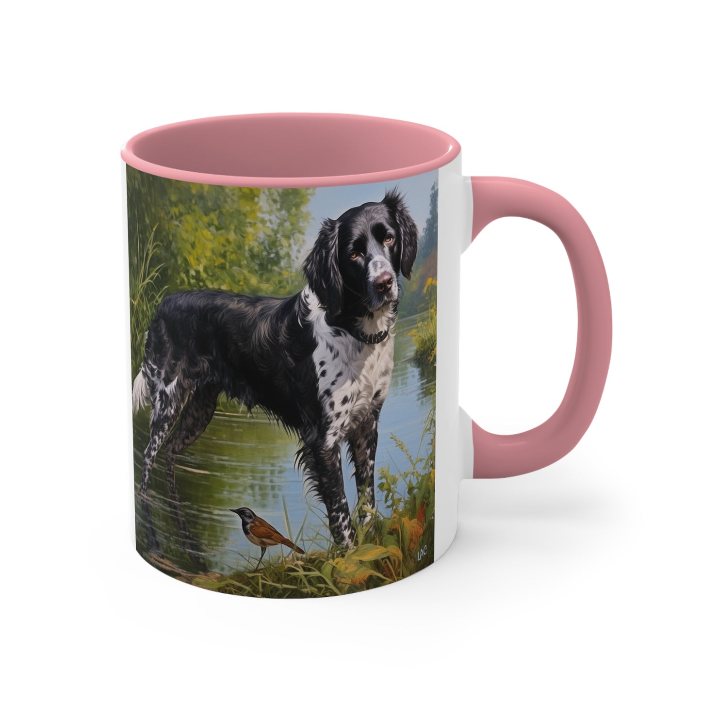 Large Munsterlander 11oz Ceramic Accent Mug