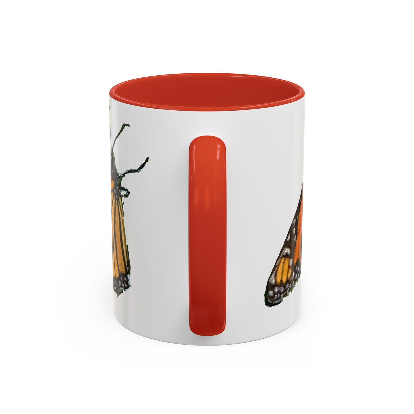 Monarch Butterfly Accent Coffee Mug, 11oz