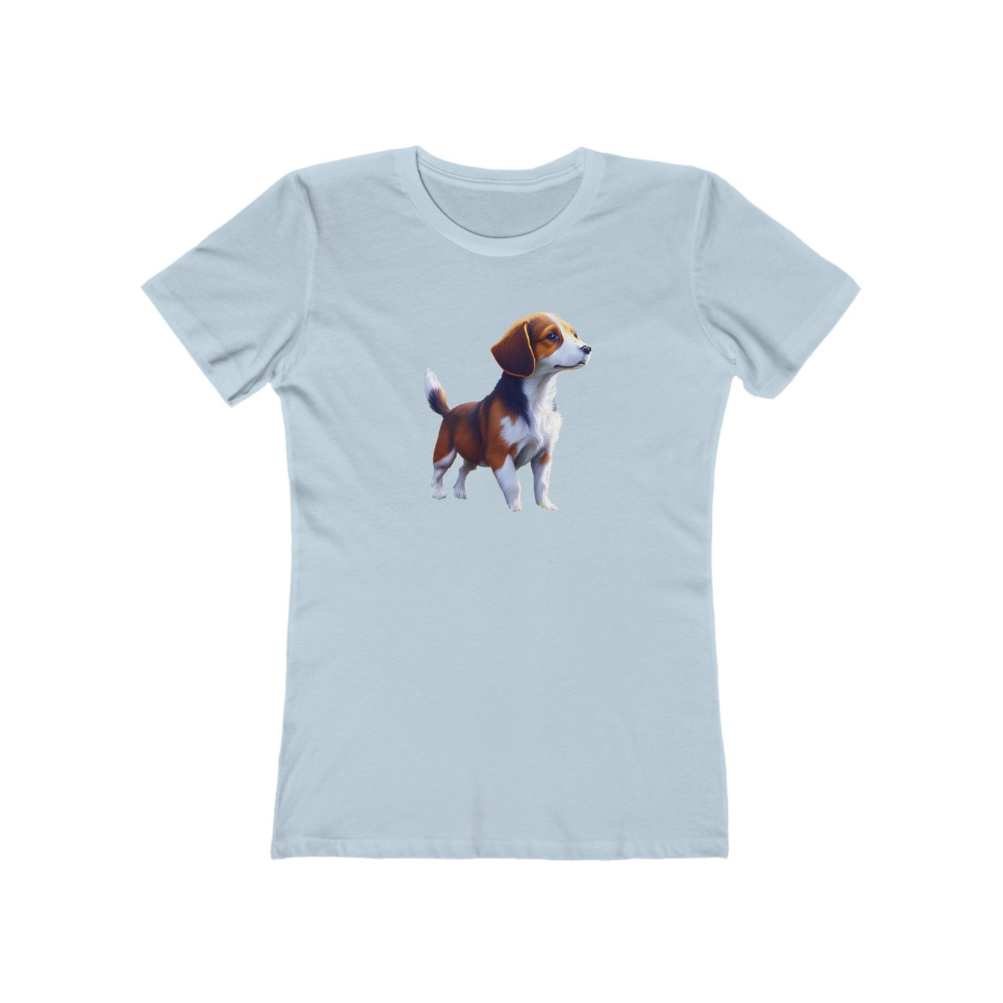 Drever Puppy Women's Slim Fit Ringspun Cotton Tee