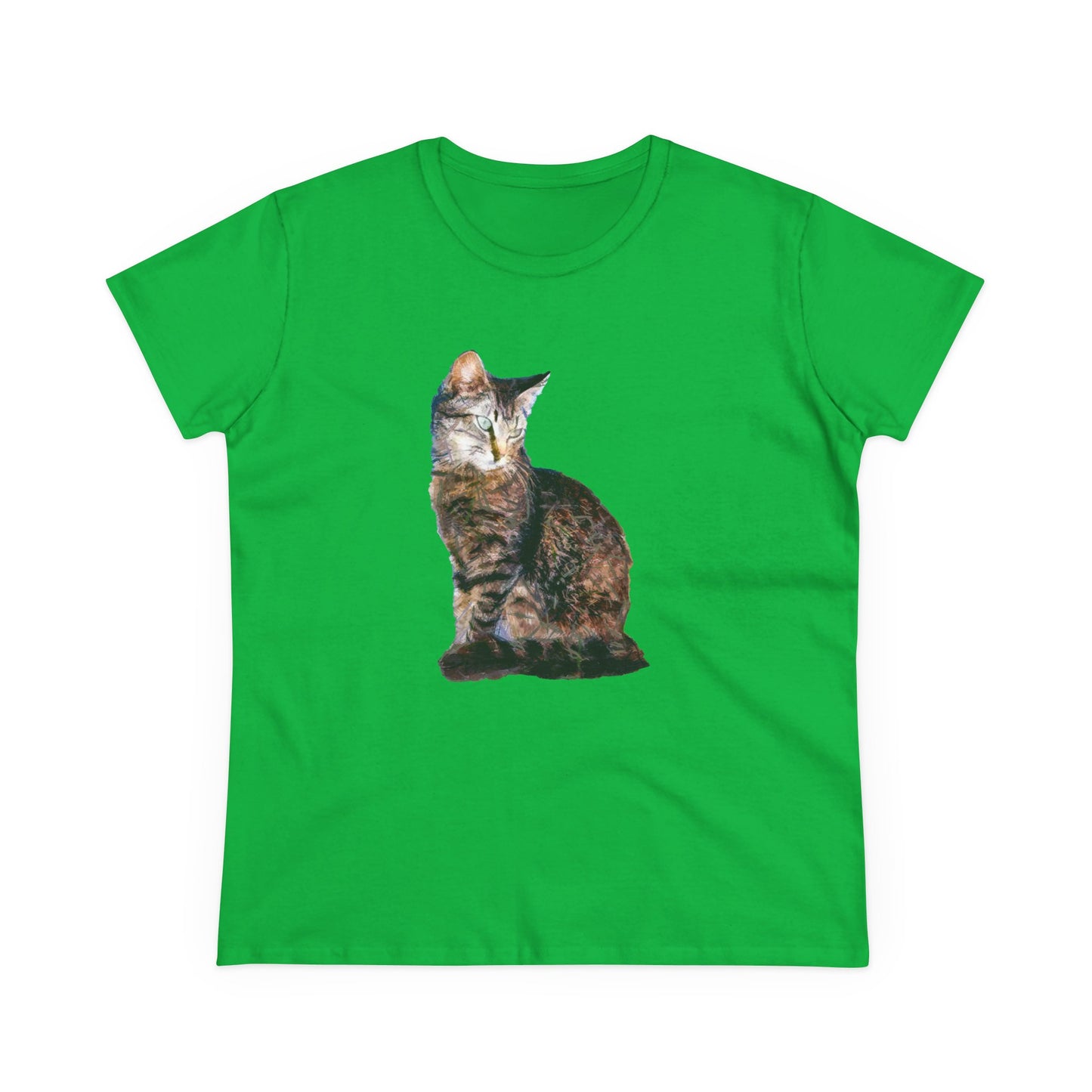 Cats of Greece 'Teris from Tinos' Women's Midweight Cotton Tee