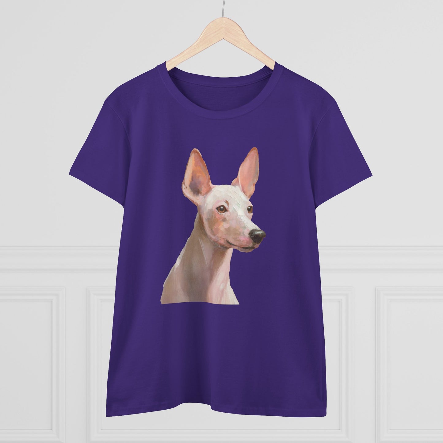 Xoloitzcuintli 'Mexican Hairless' Women's Midweight Cotton Tee