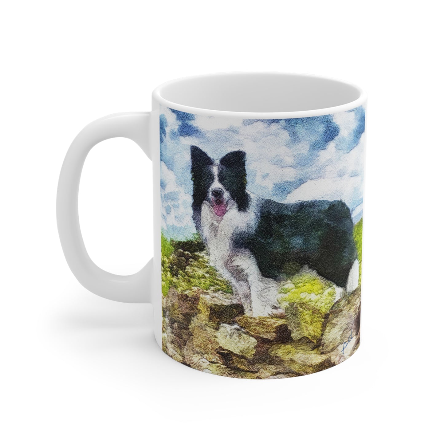 Border Collie Ceramic Mug 11oz