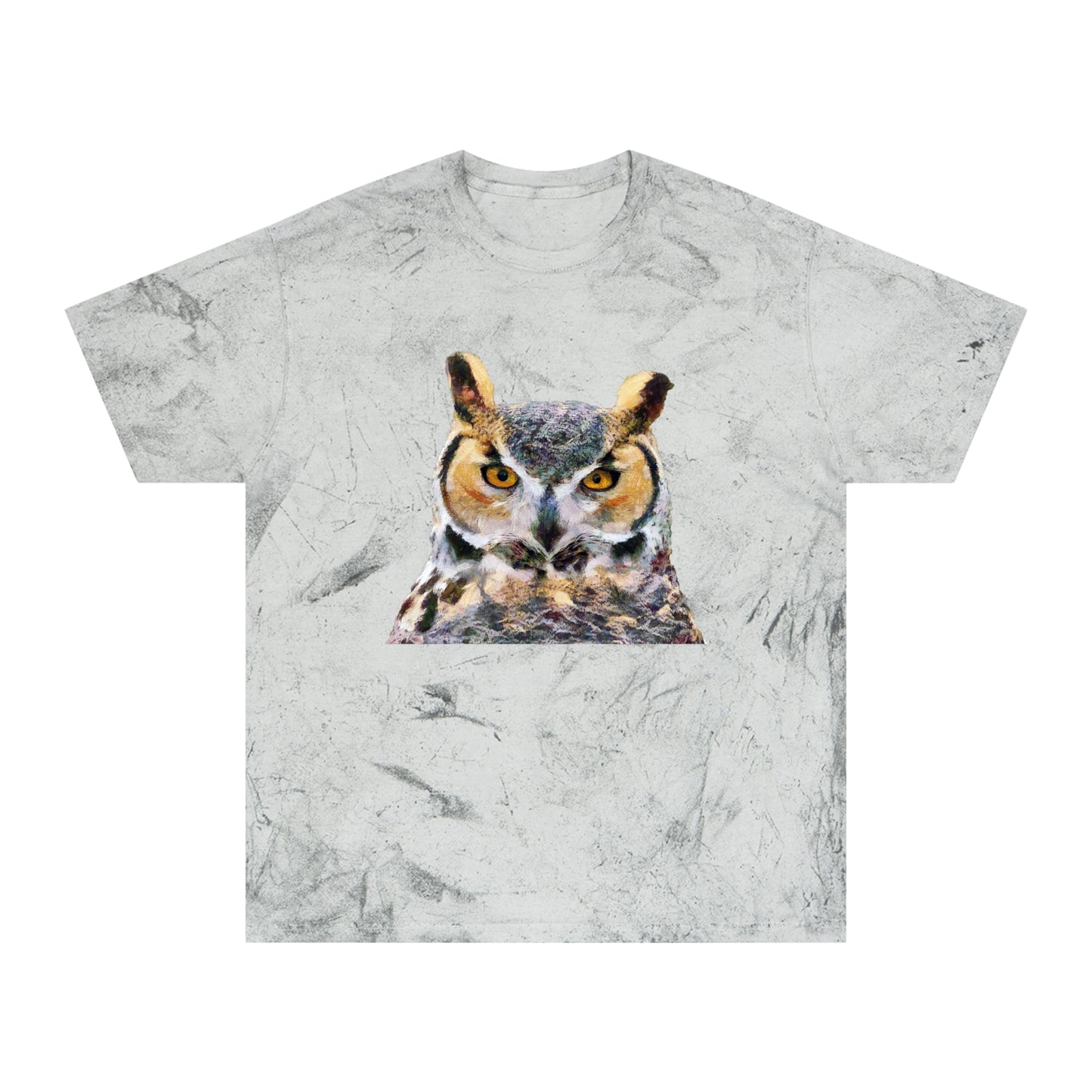 Great Horned Owl 'Hooty' Unisex Cotton - Color Blast T-Shirt