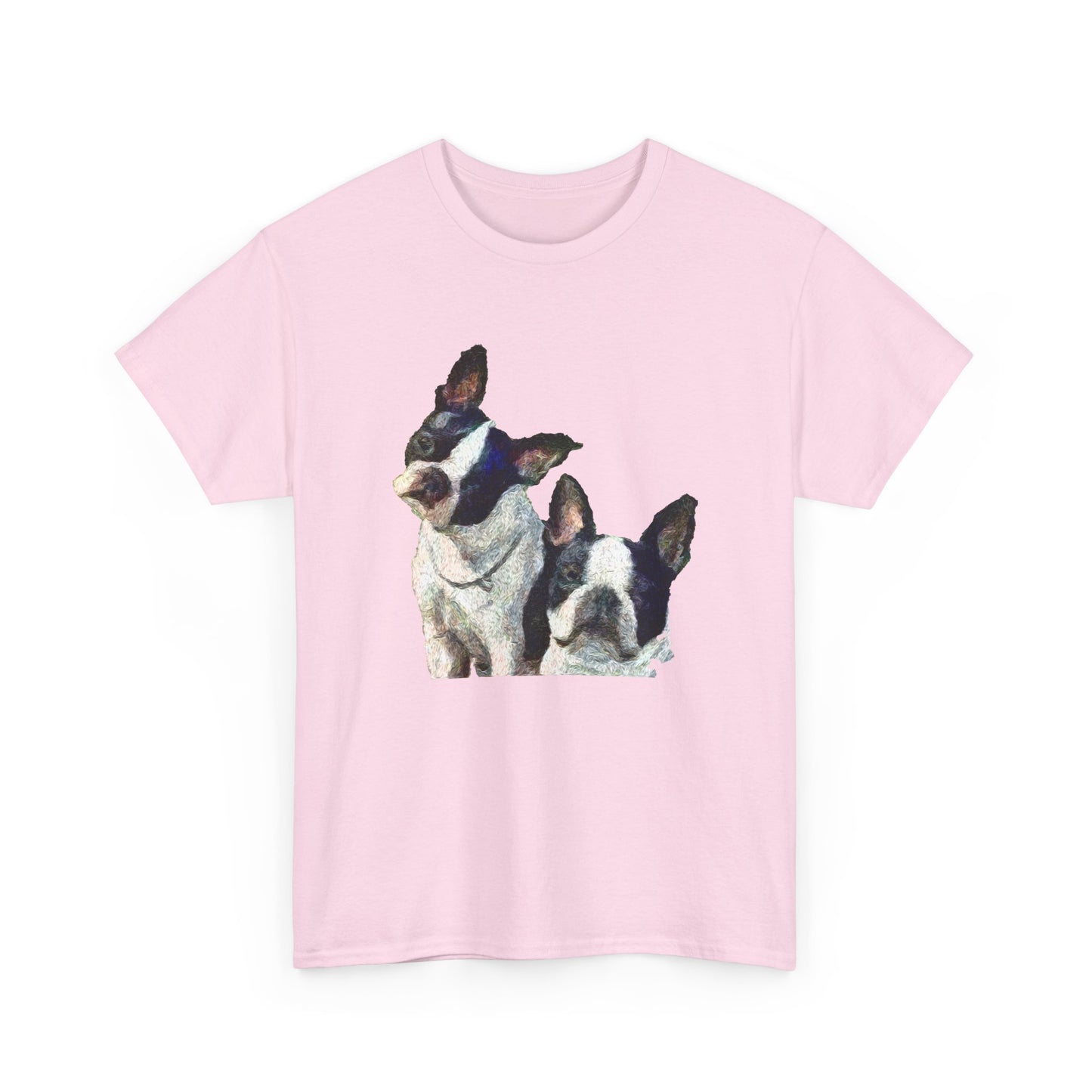 Boston Terriers 'Skipper & Dee Dee' Unisex Heavy Cotton Tee