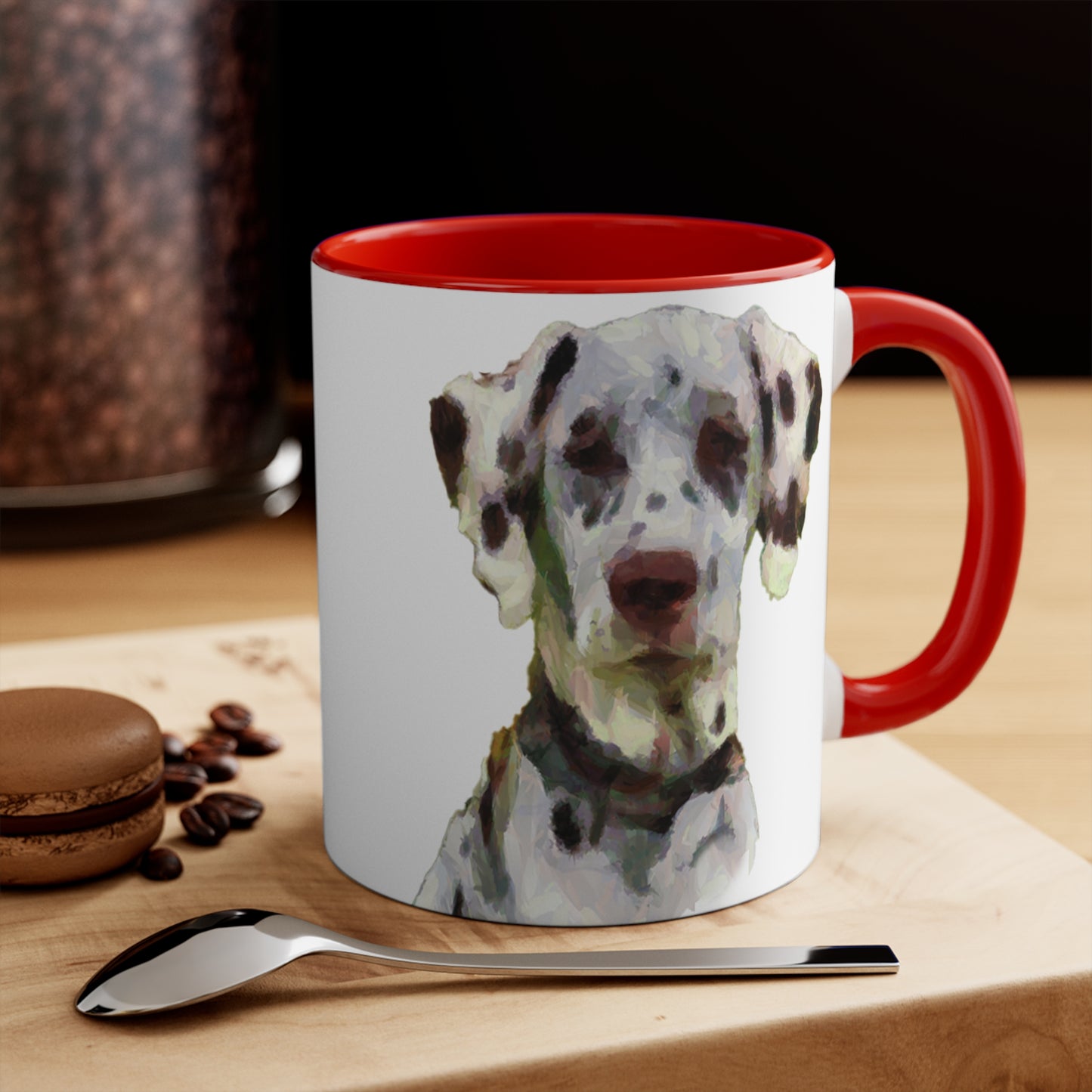Dalmatian 'Impressionism' Accent Coffee Mug, 11oz