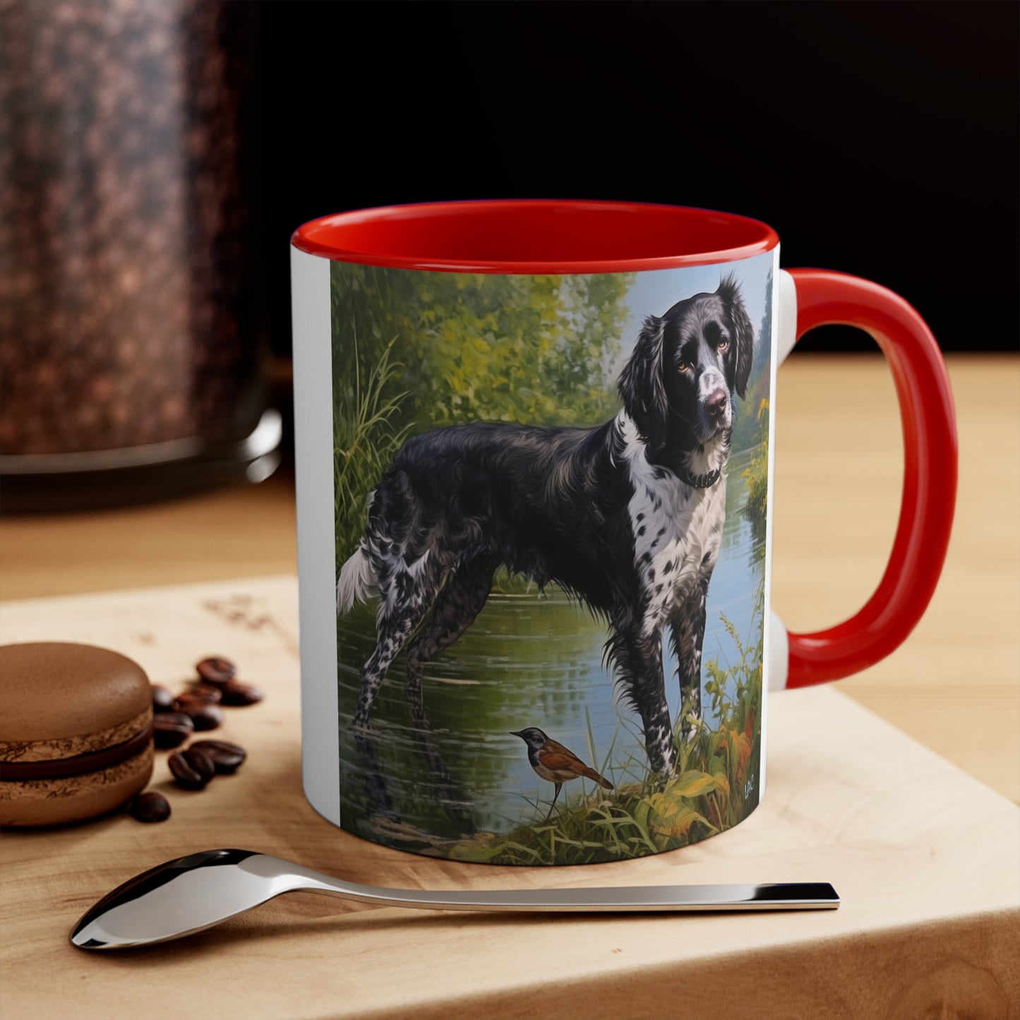 Large Munsterlander 11oz Ceramic Accent Mug
