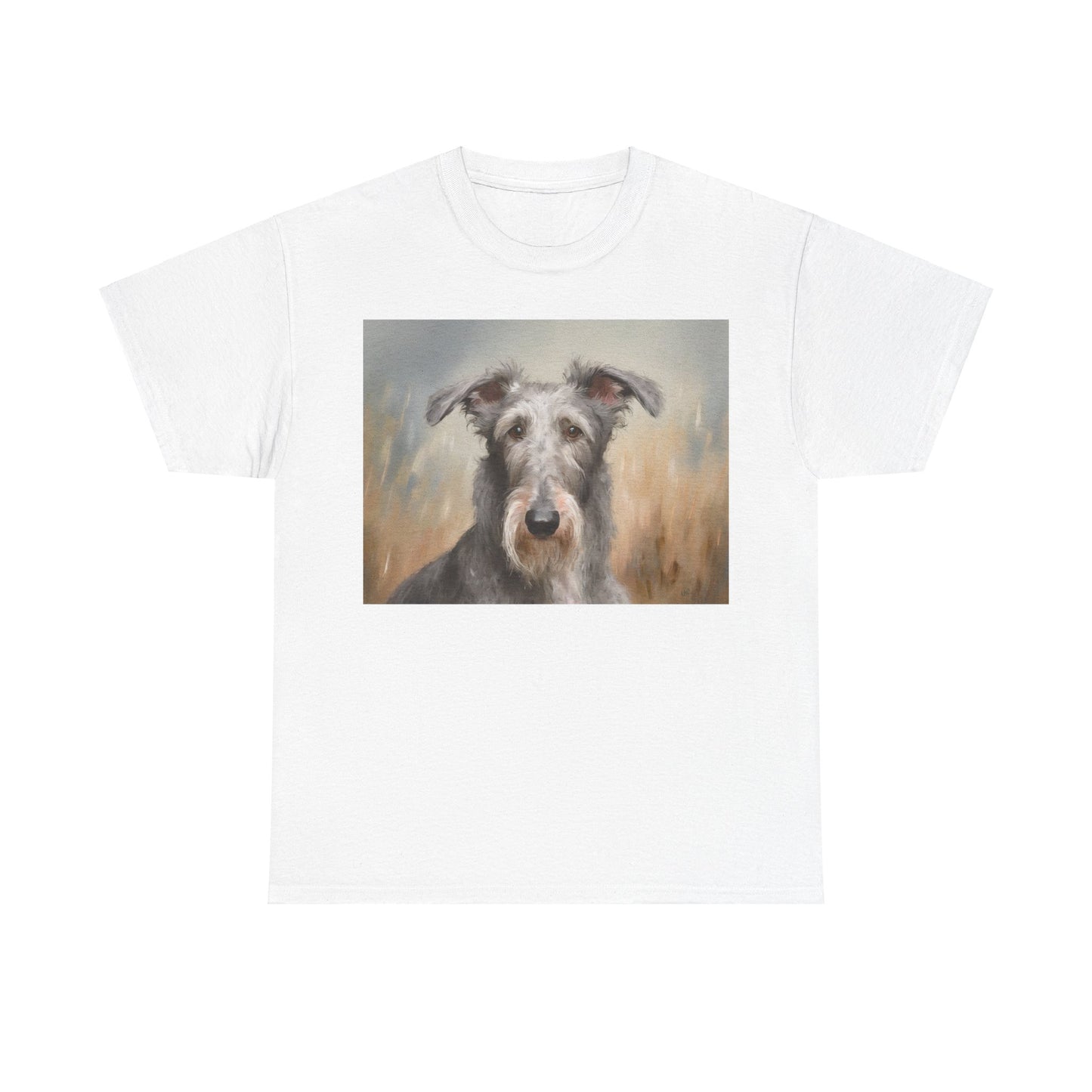 Elegant Scottish Deerhound Unisex Heavy Cotton Tee