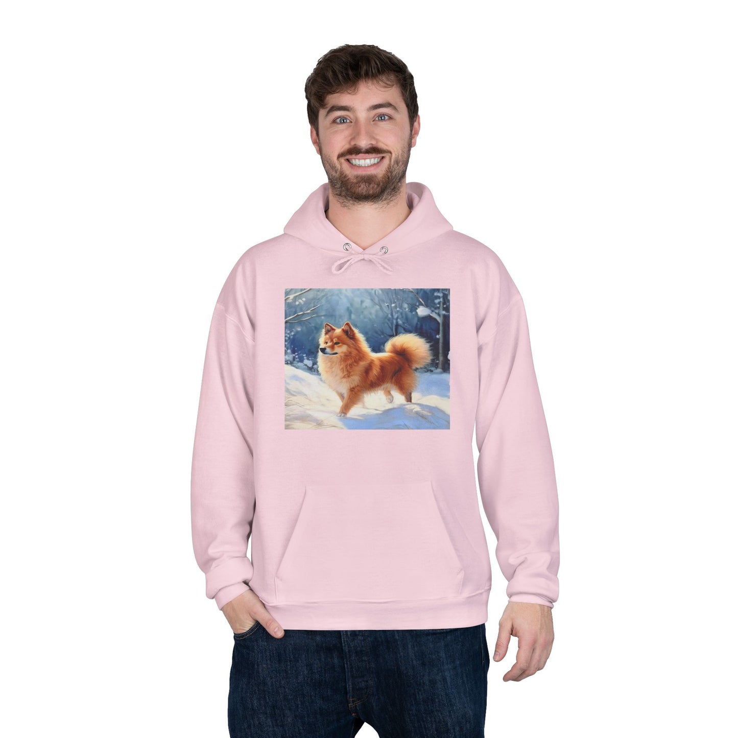 Finnish Spitz - Cozy Fleece Lined Pullover Hoodie