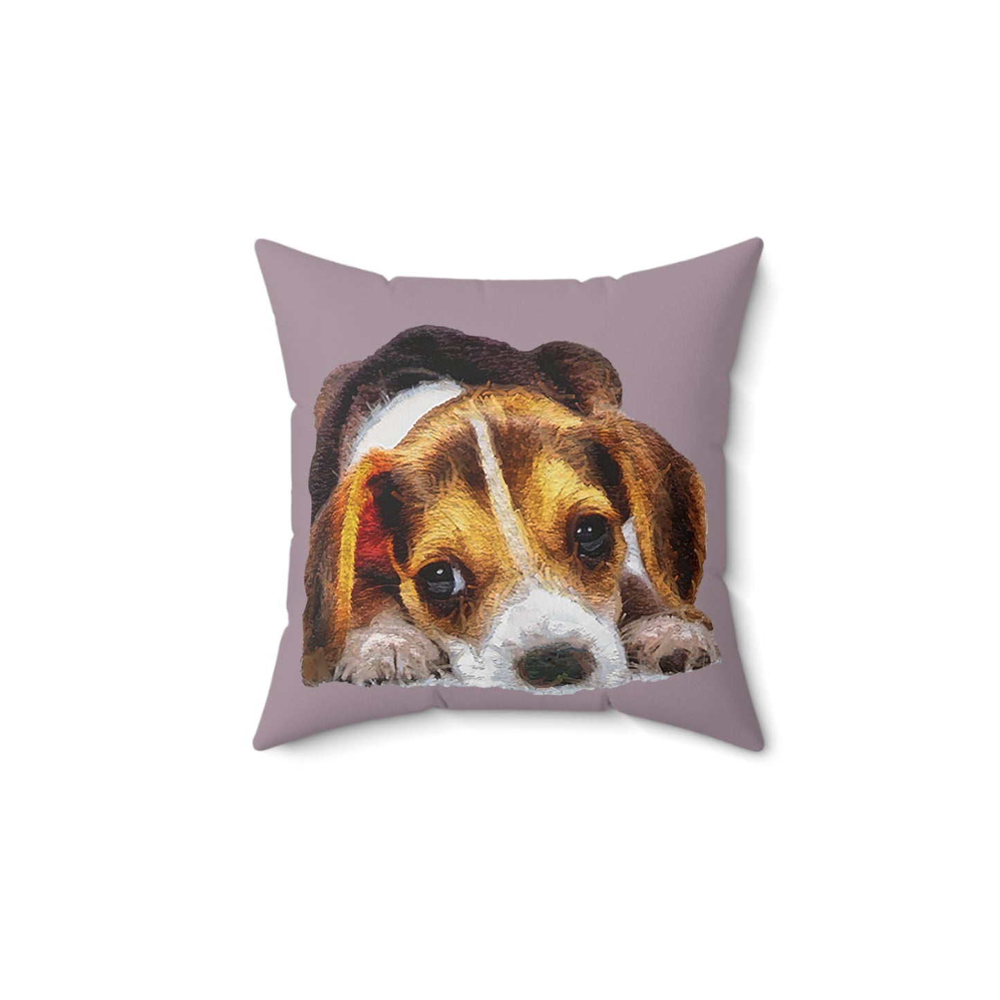 Beagle 'Daisy Mae' Whimsical Throw Pillow