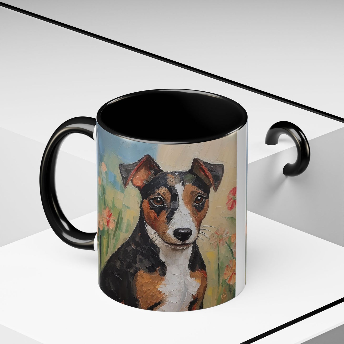 Teddy Roosevelt Terrier - Ceramic Accent Coffee Mug - 2 Sizes