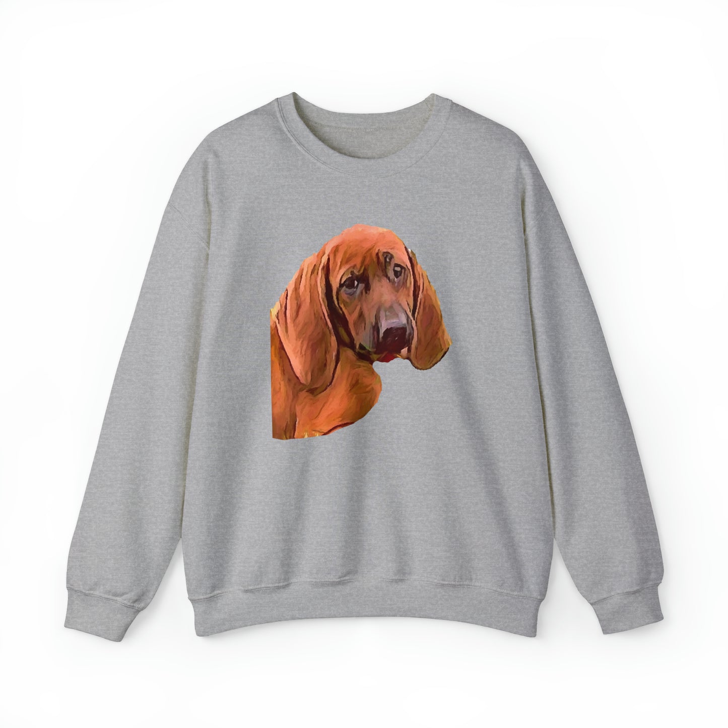 Redbone Coonhound Unisex 50/50 Crewneck Sweatshirt