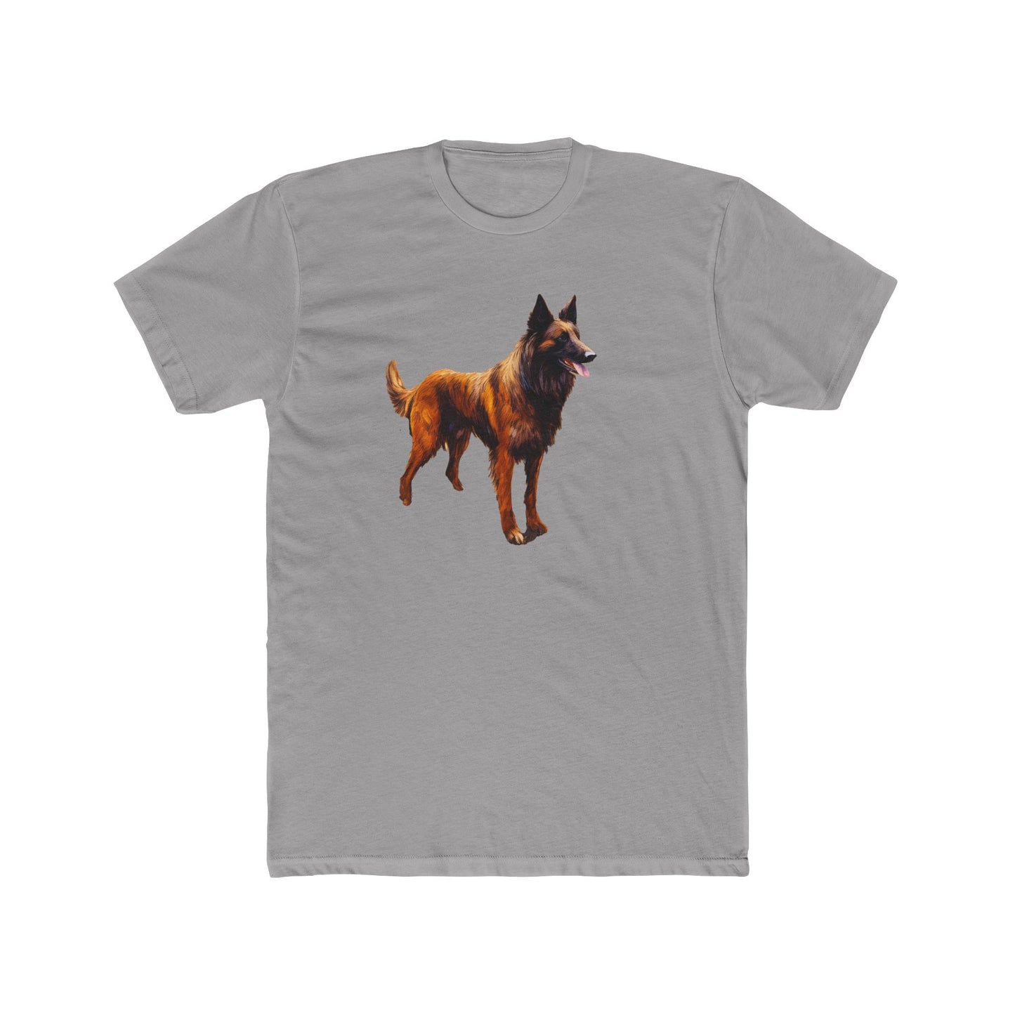 Belgian Tervuren Men's Fitted Cotton Crew Tee