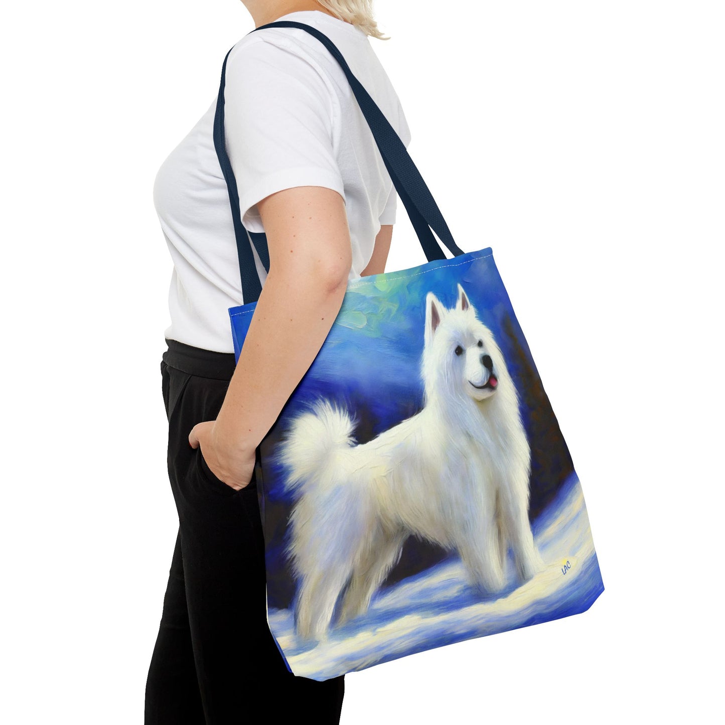 American Eskimo Dog Tote Bag - The Elegant Canine Companion